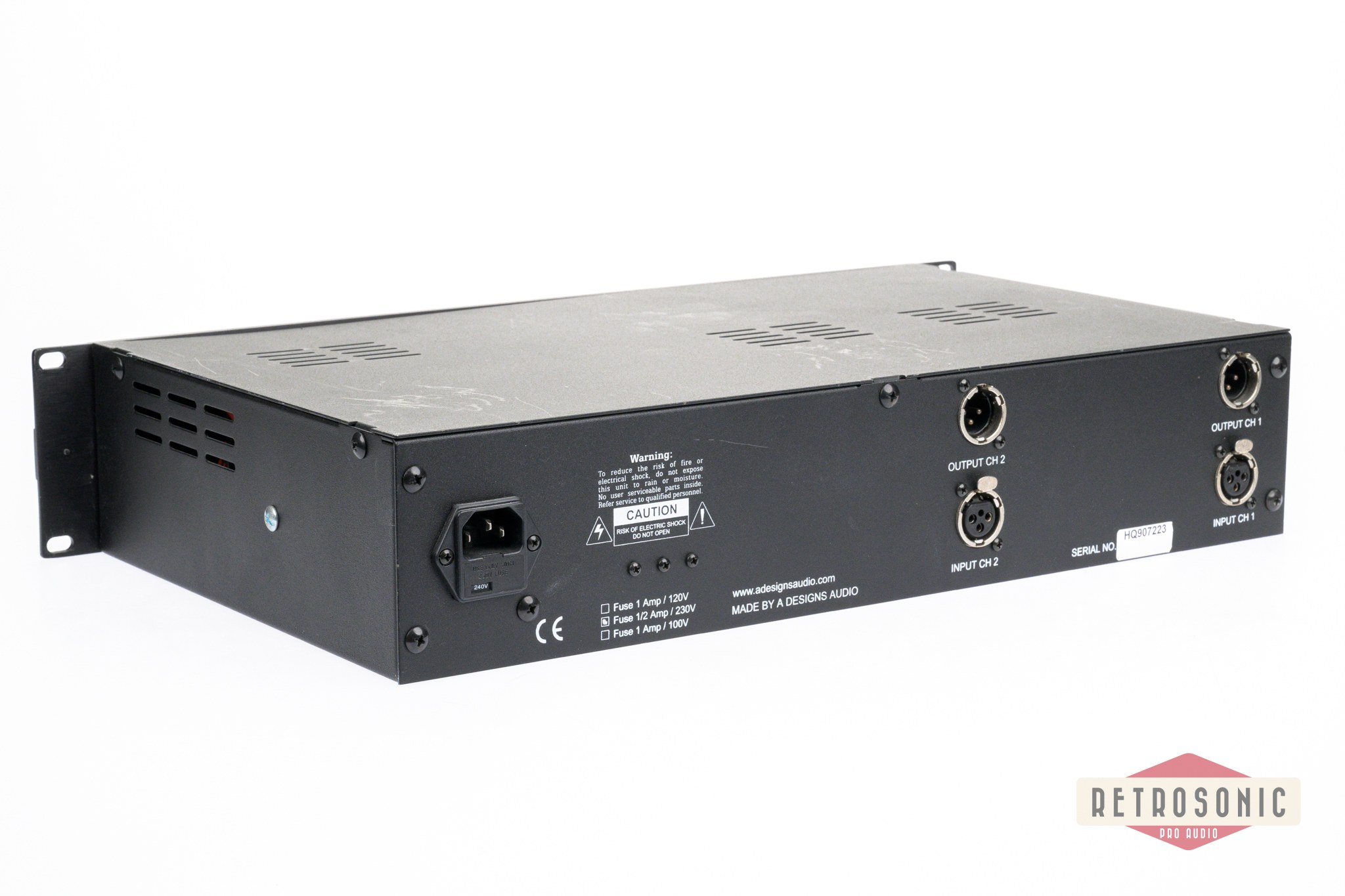 A Designs Hammer HM2 Dual Mono 3-Band Tube/Hybrid Equalizer