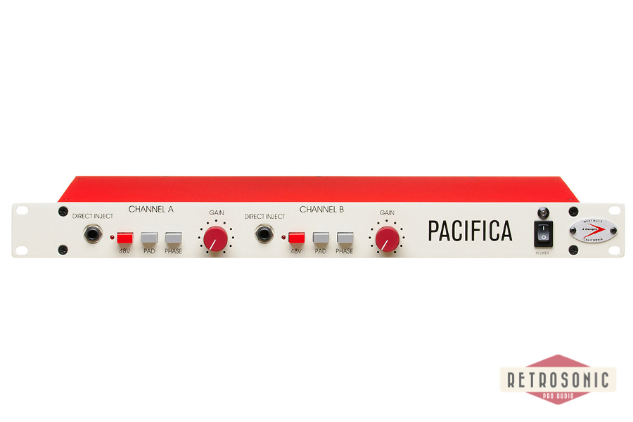A-Designs Pacifica Two-Channel, Solid-State Preamp