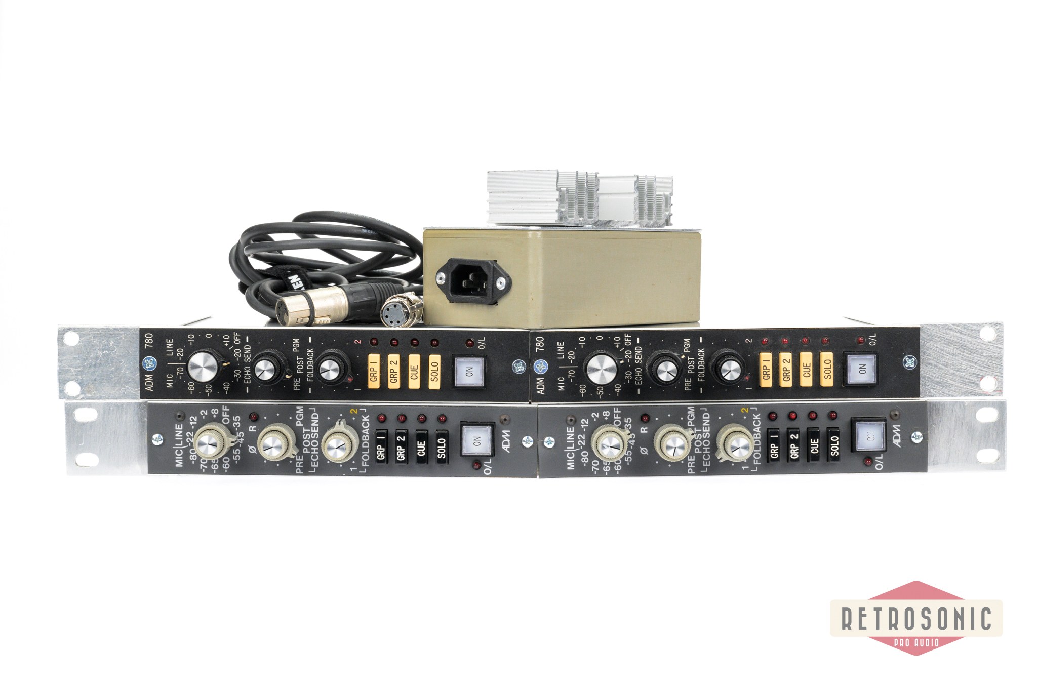 ADM 780 4 Channel Preamp rack bundle