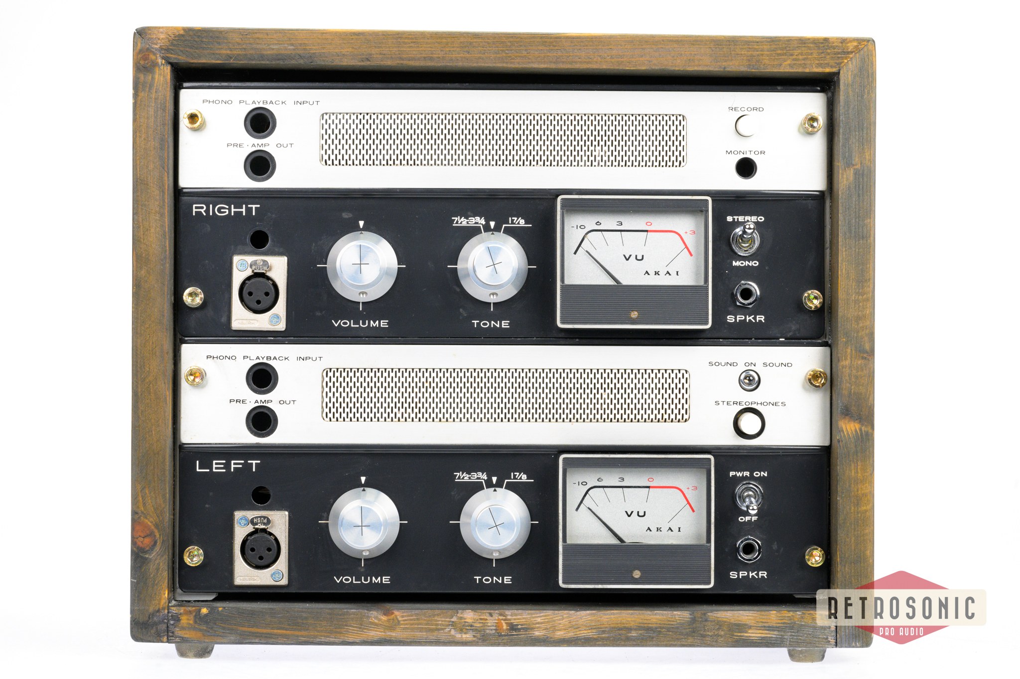 Akai M-7 Tube Mic Preamp Pair