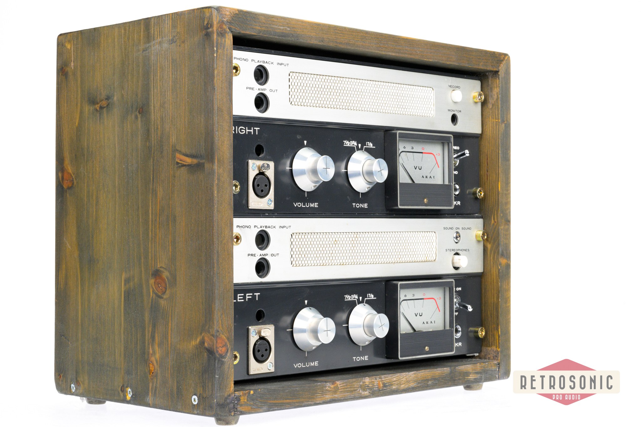 Akai M-7 Tube Mic Preamp Pair