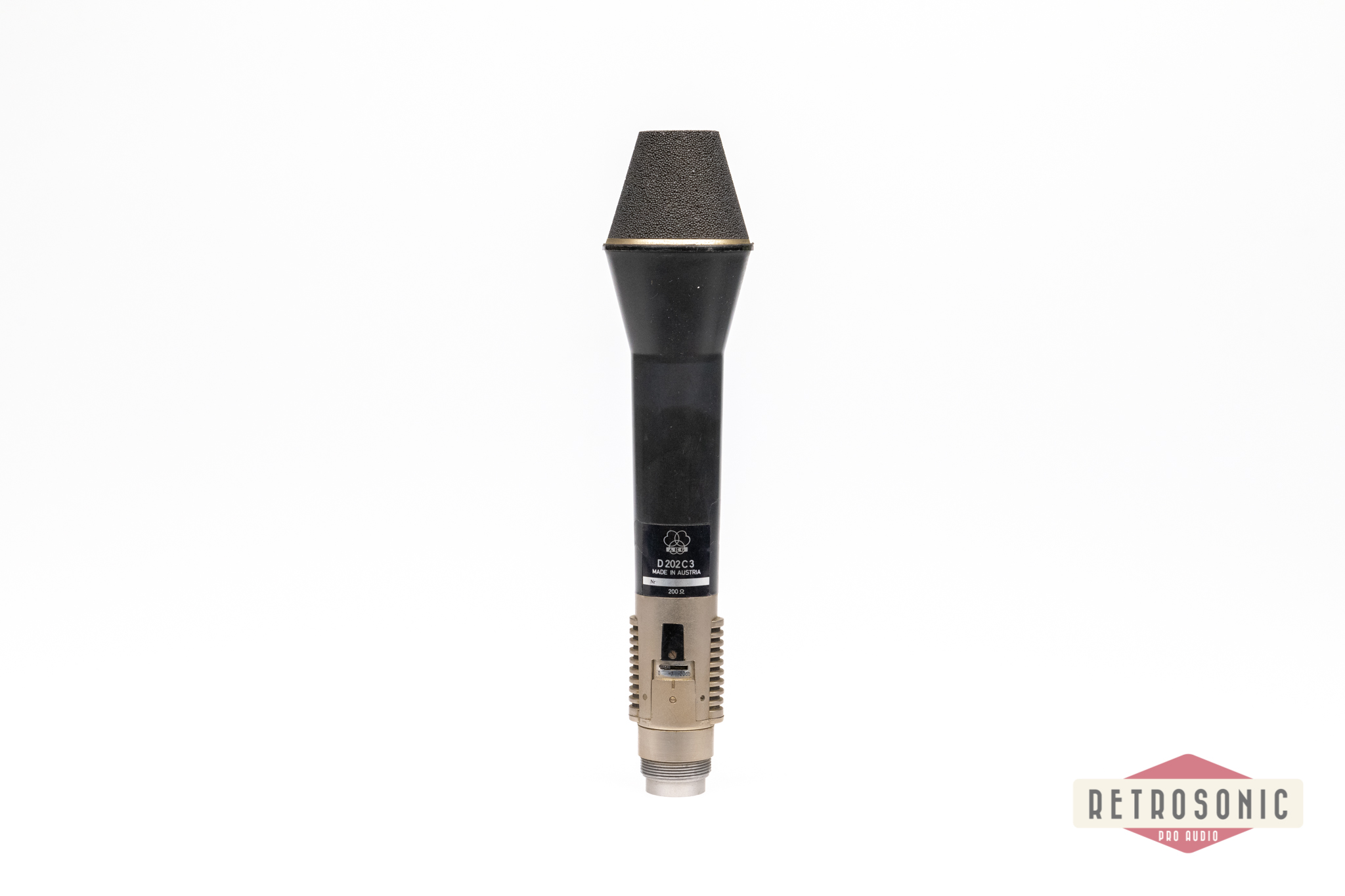 AKG D202 C3 Dynamic Microphone s/n 1 orig. shockmount and case
