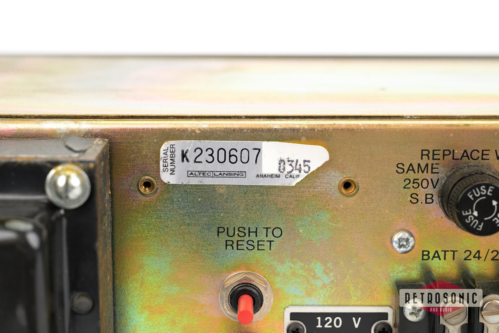 Altec 1612B Limiter Amplifier Blackface