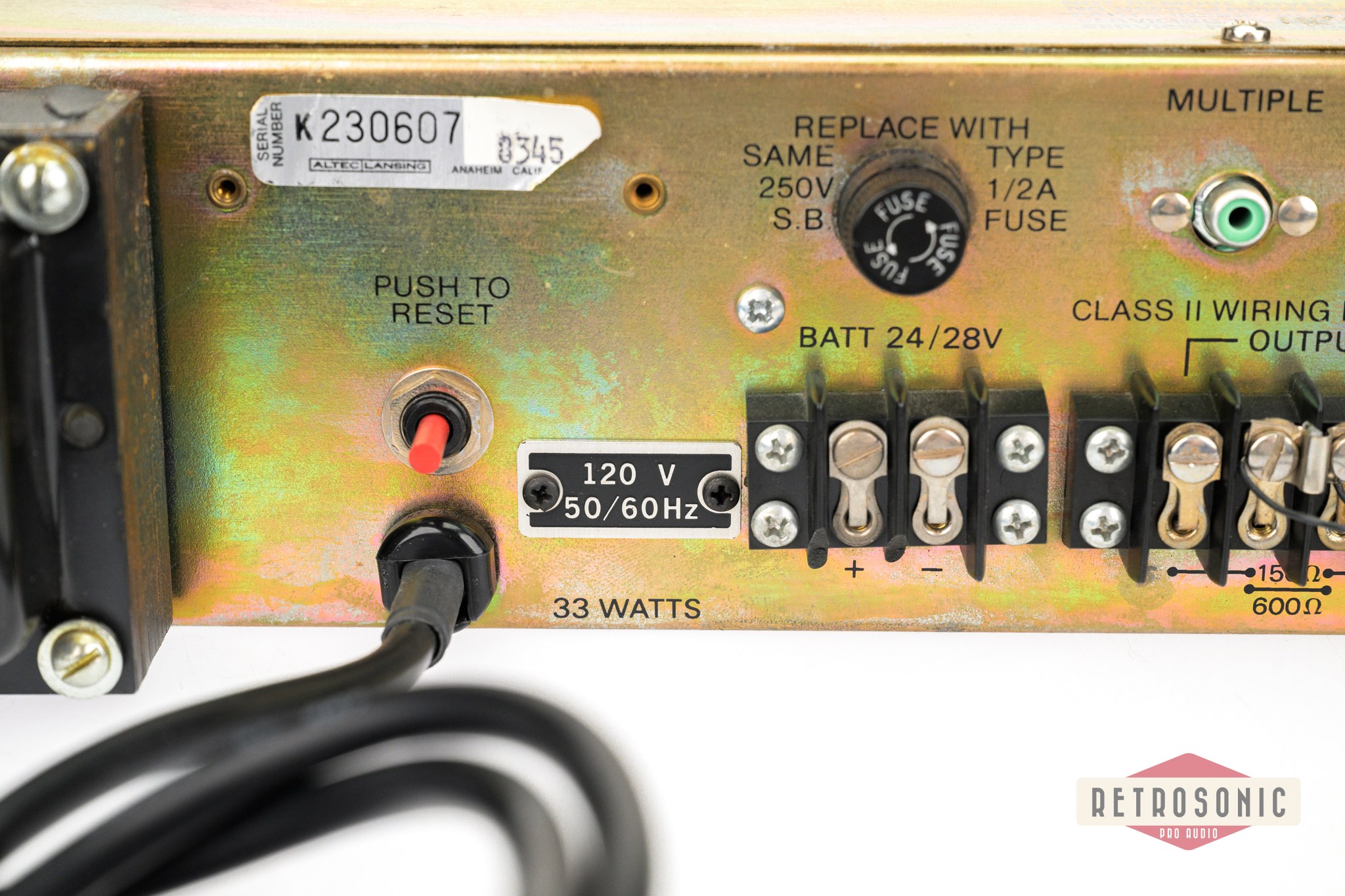 Altec 1612B Limiter Amplifier Blackface