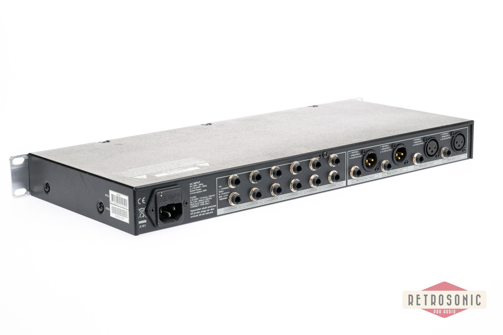 Alto HPA6 6-Channel Headphone Amplifier