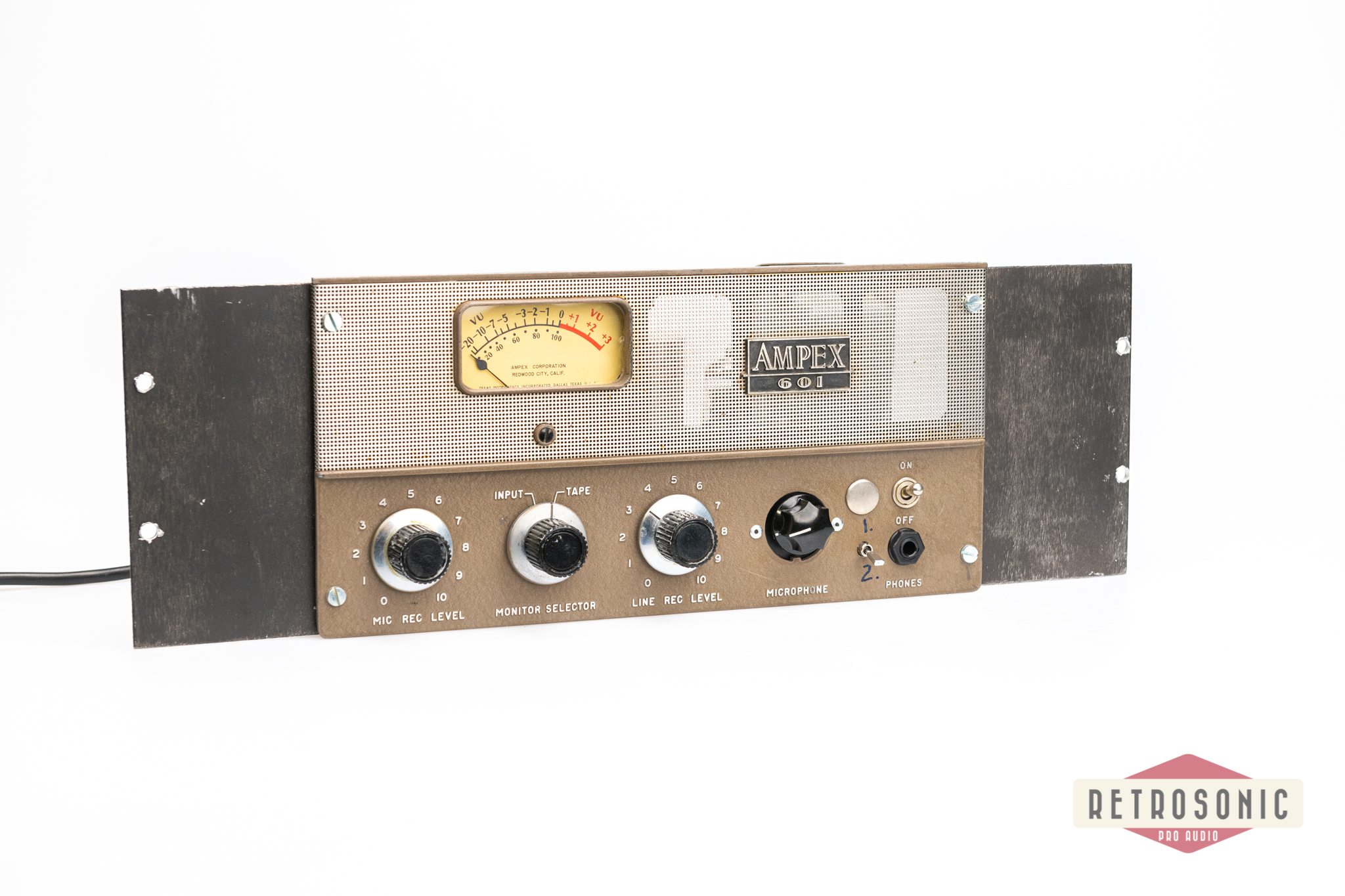 Ampex 601 2-channel Tube Mic Preamp #2