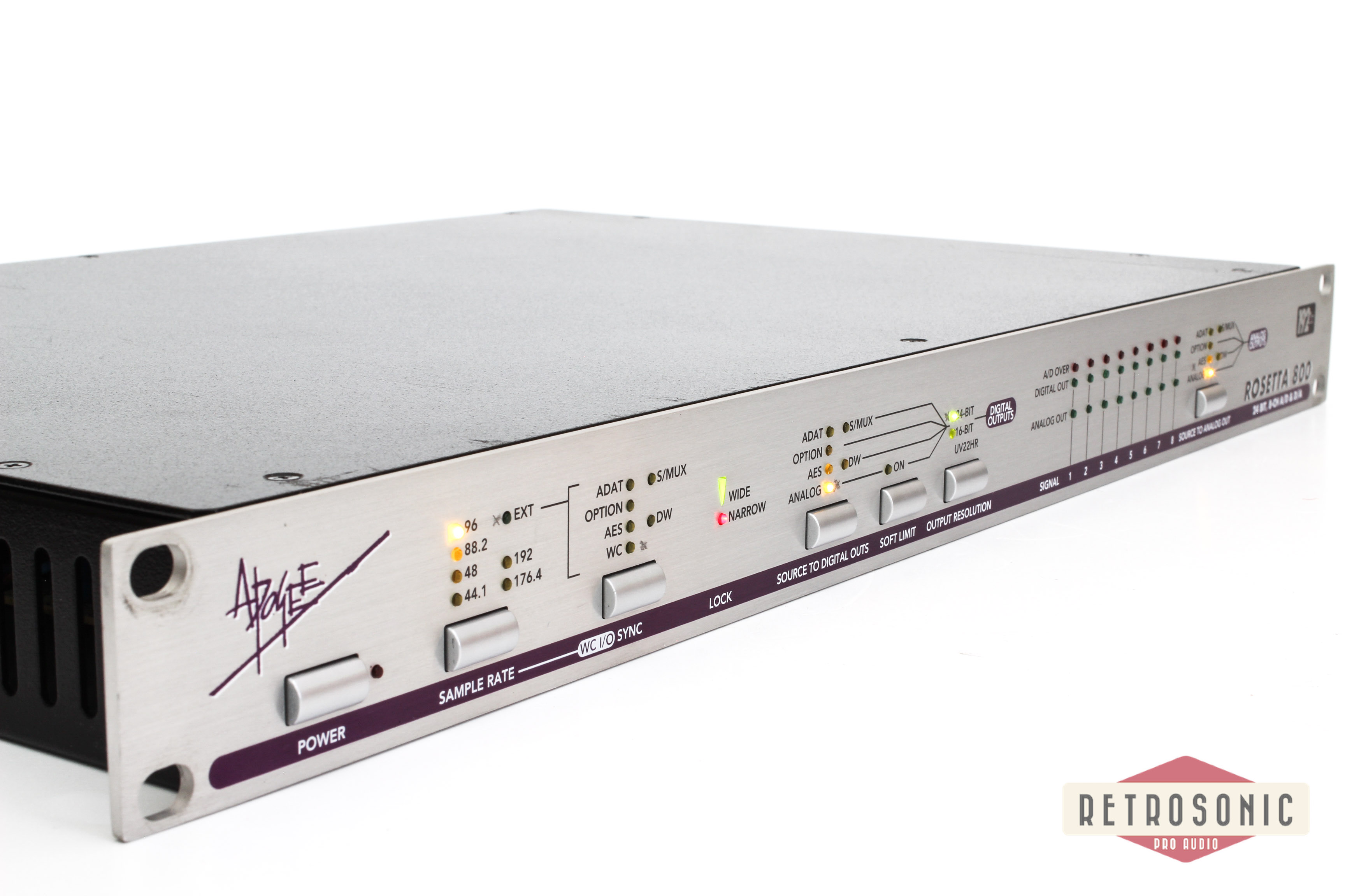 Apogee Rosetta 800 192K 8ch ADDAconverter. Adat / AES