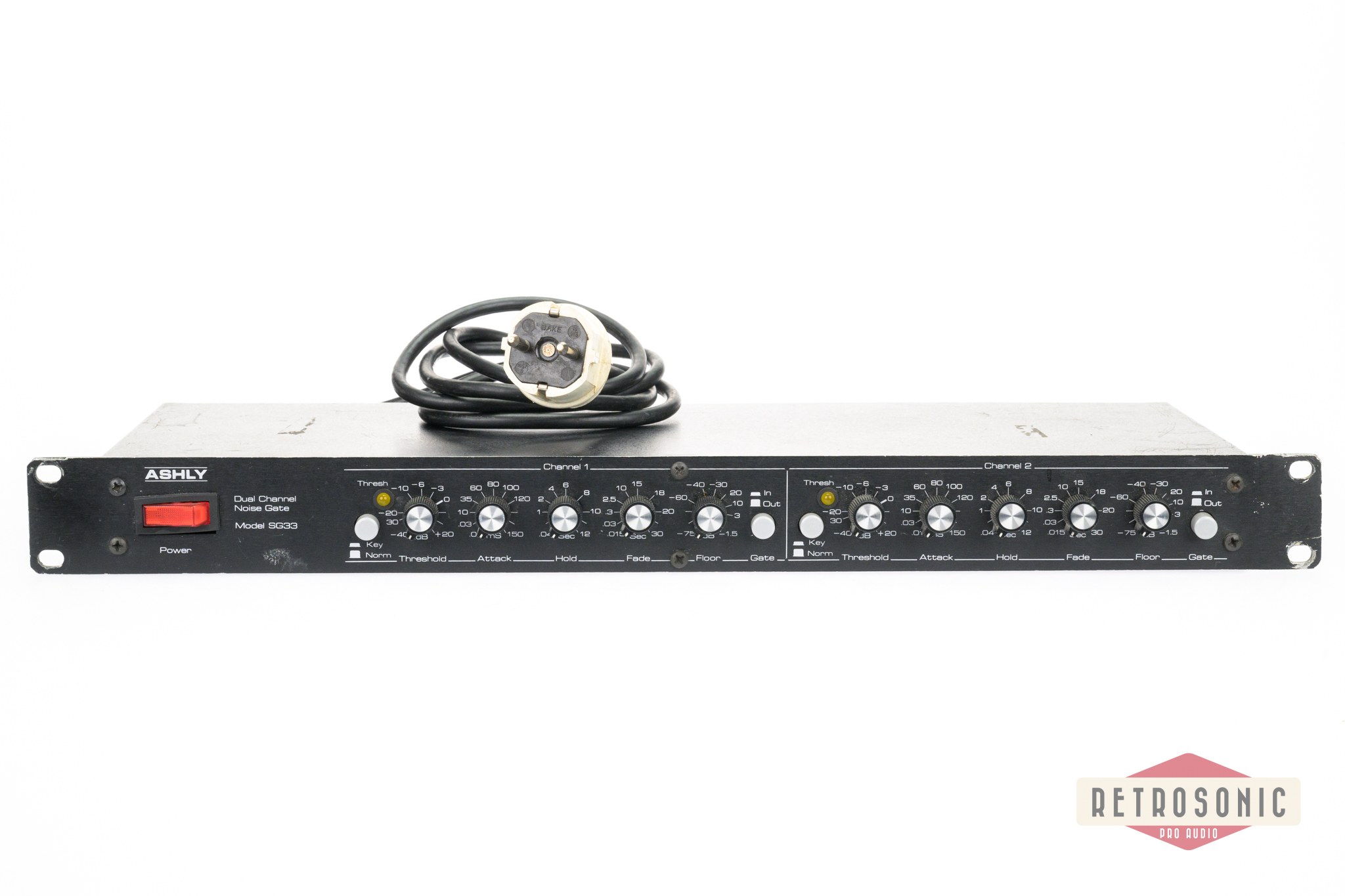 Ashly SG33 Dual Channel Noise Gate