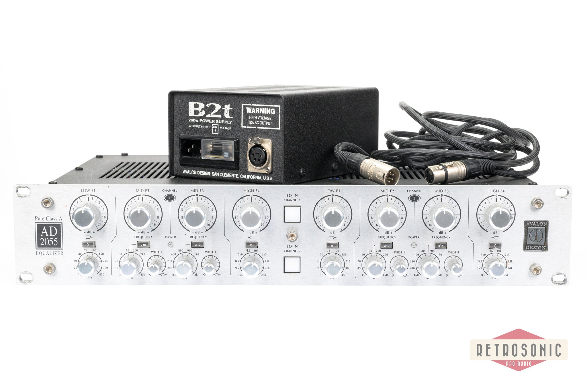 Avalon AD2055 Dual Mono Parametric EQ