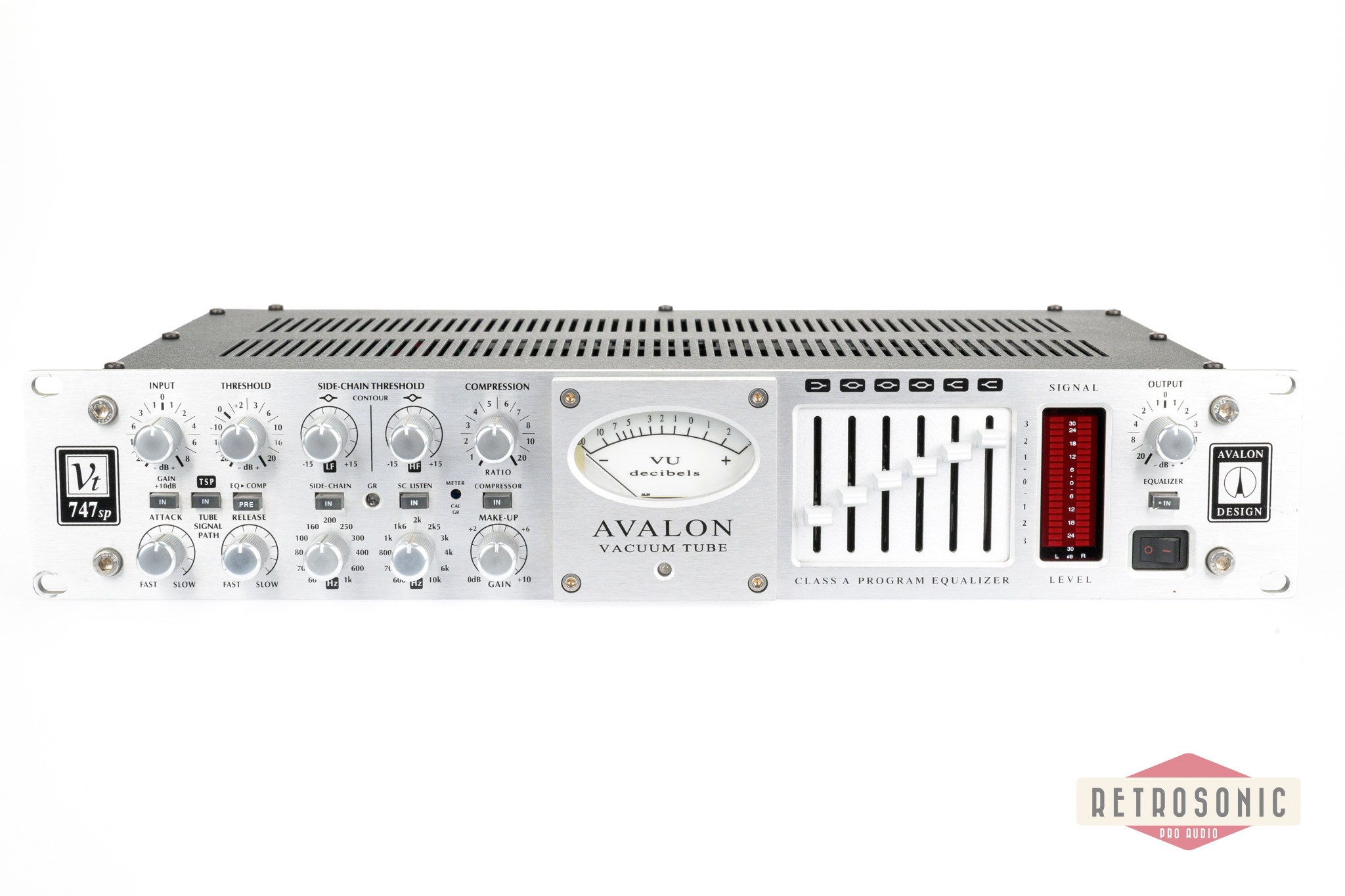 Avalon VT-747SP Stereo Compressor EQ 2000s - Silver