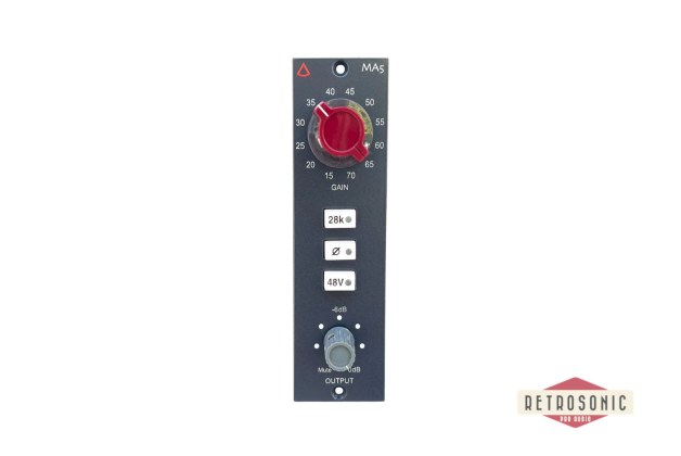 Avedis Audio MA5 Preamp 500-Series RAF Blue / Red Knob