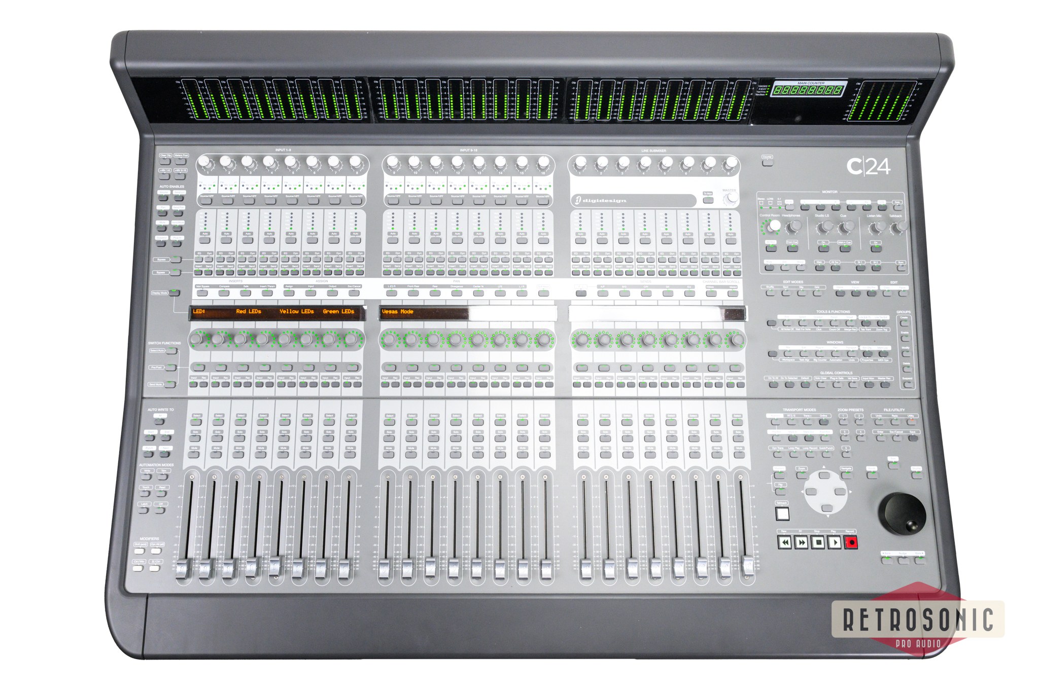 Avid C24 Pro Tools Control Surface Rev M