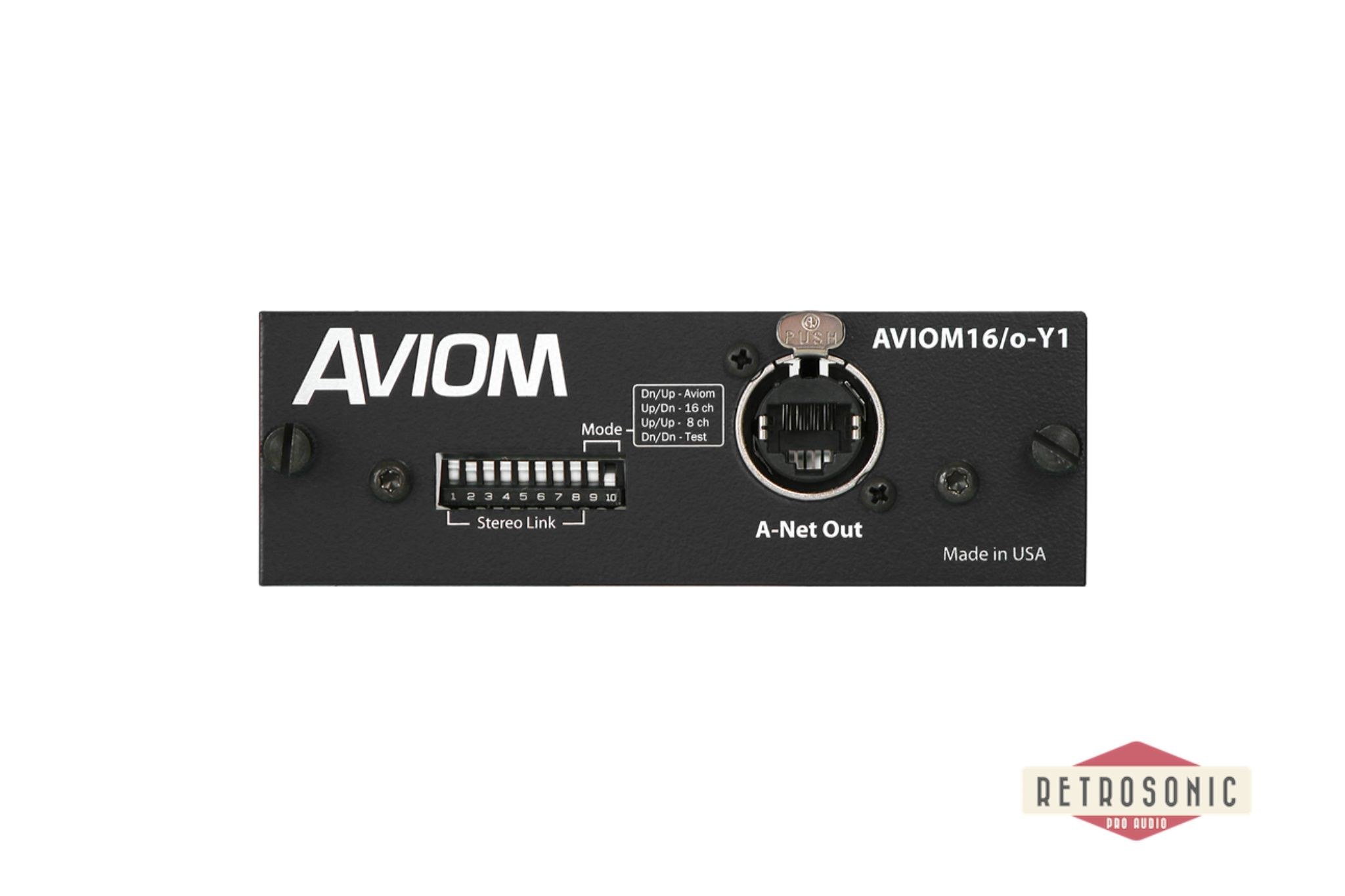 Aviom 16oY  16-Ch  A-Net Card for Yamaha MY-Series