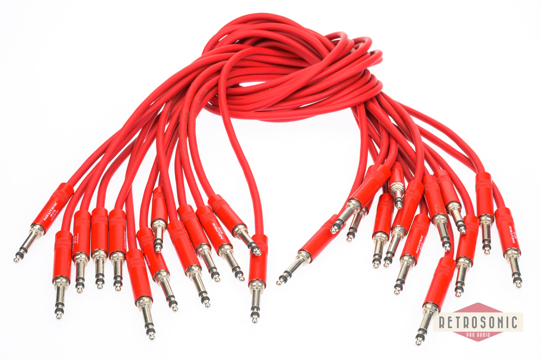 B-Gauge  Patch Bay cable red 90cm 13 pcs set