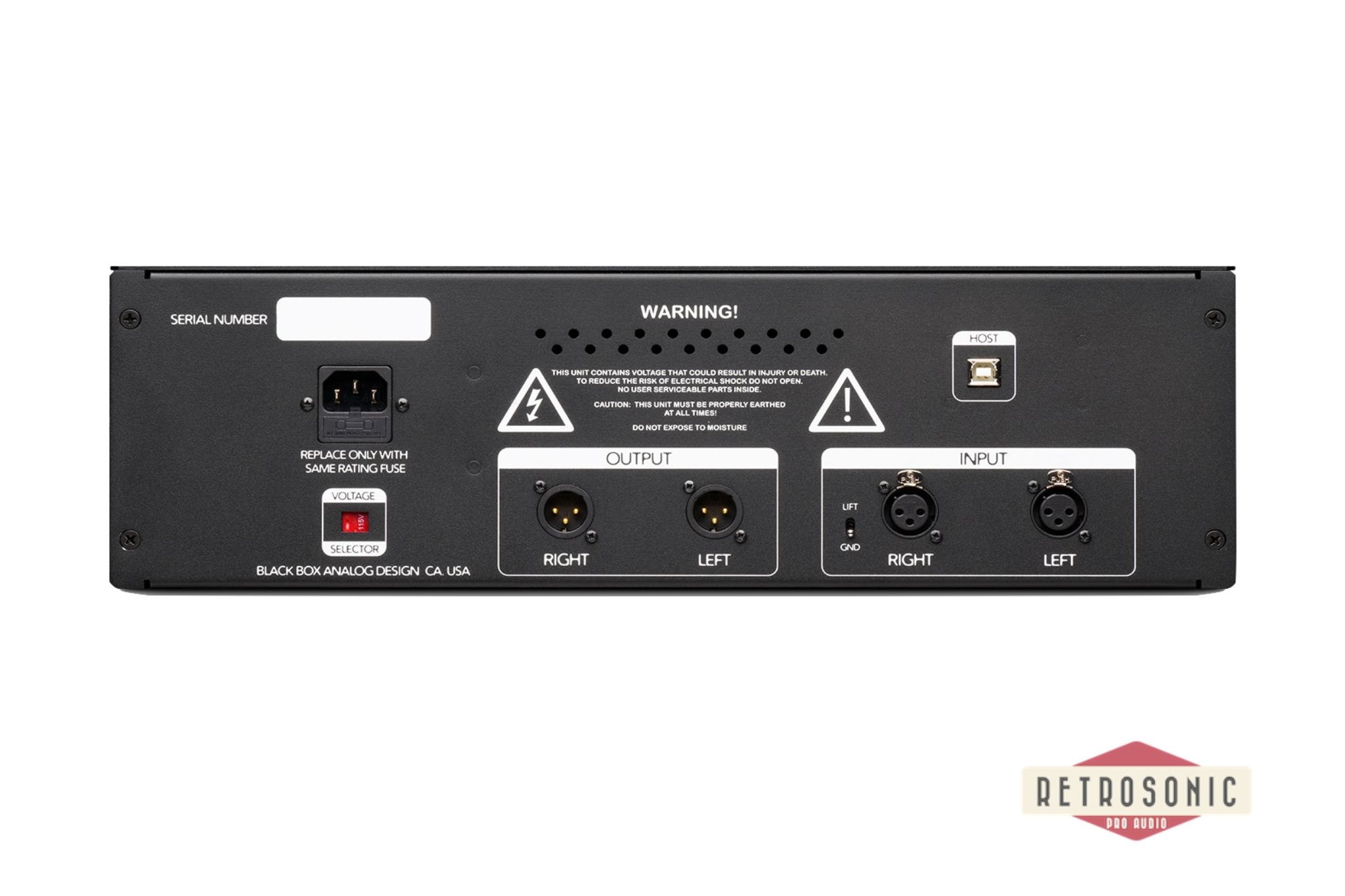 Black Box HG-Q Stereo Tube Equalizer with Digital Control and Recall