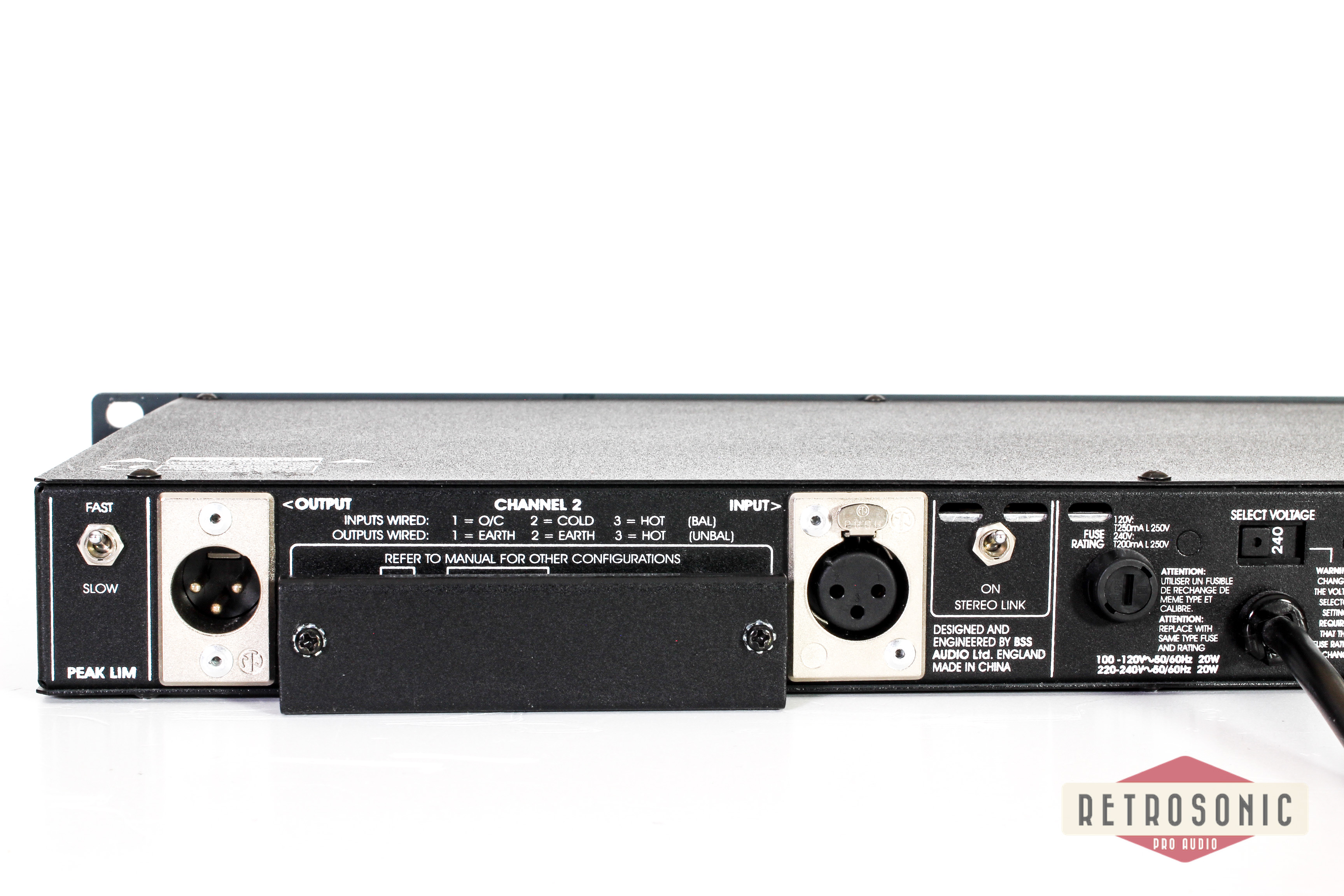 BSS DPR-402 Stereo Compressor