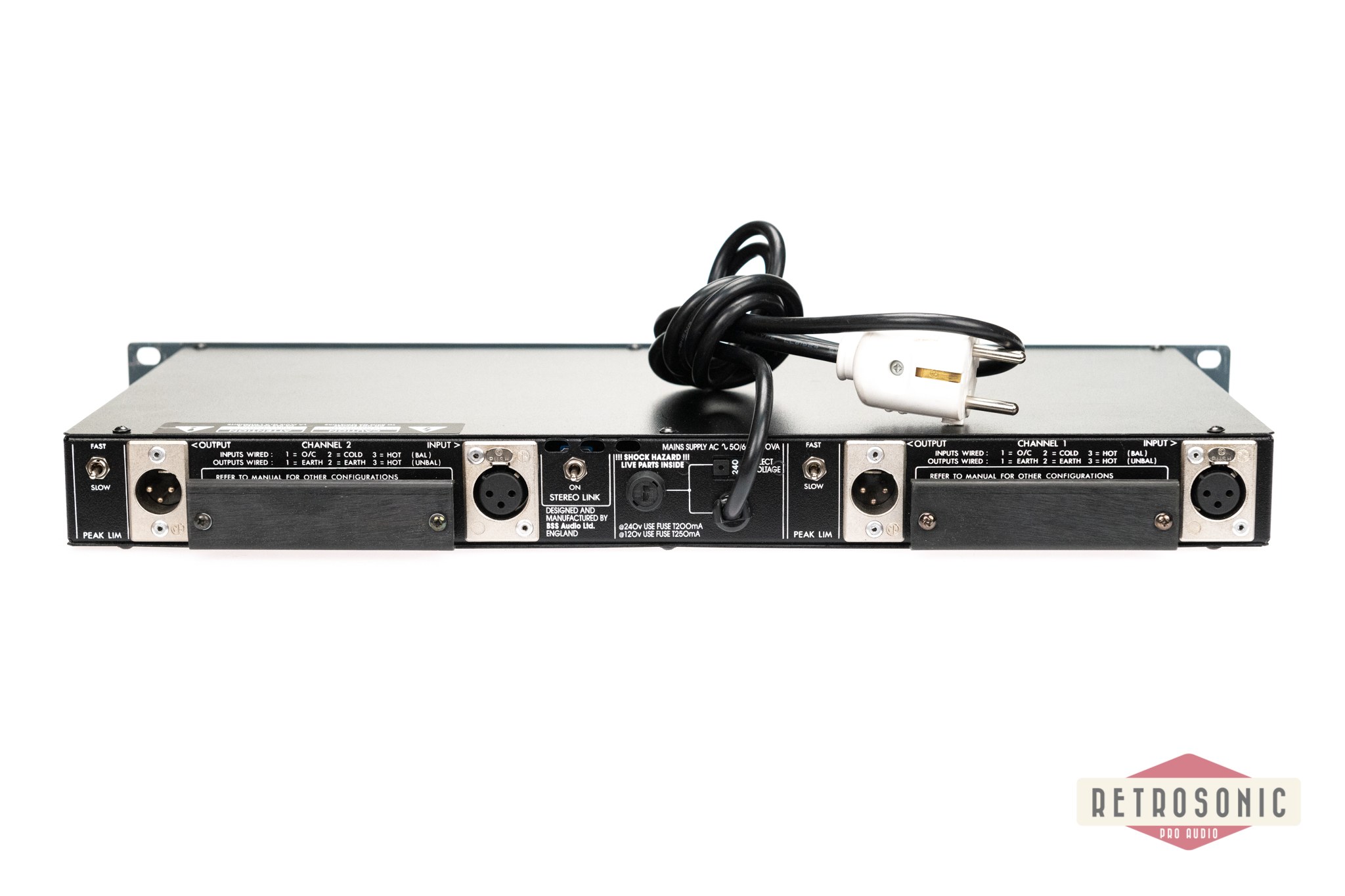 BSS DPR-402 Stereo Compressor