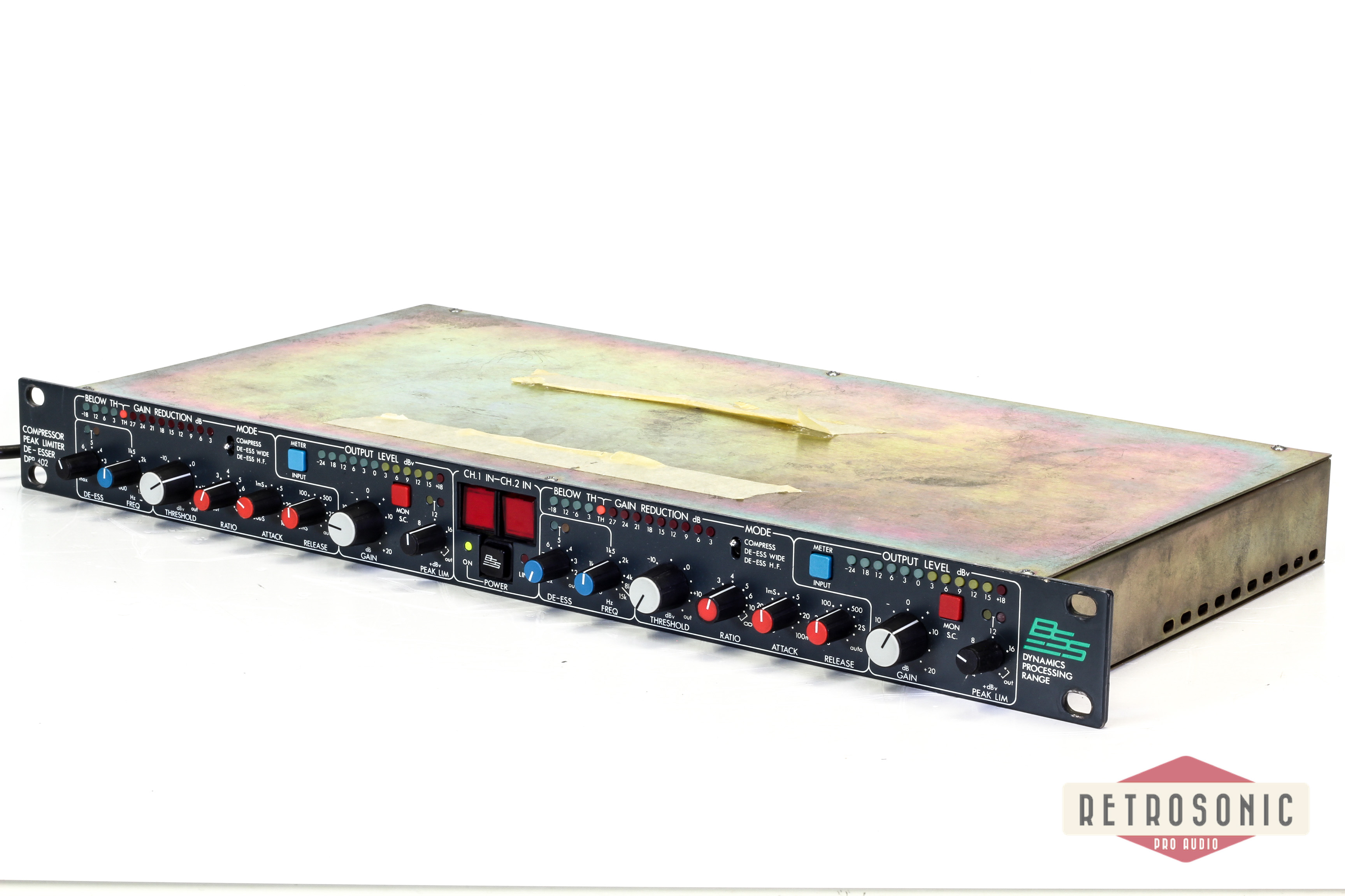 BSS DPR 402 Stereo Compressor/Limiter, De-Esser #1050290