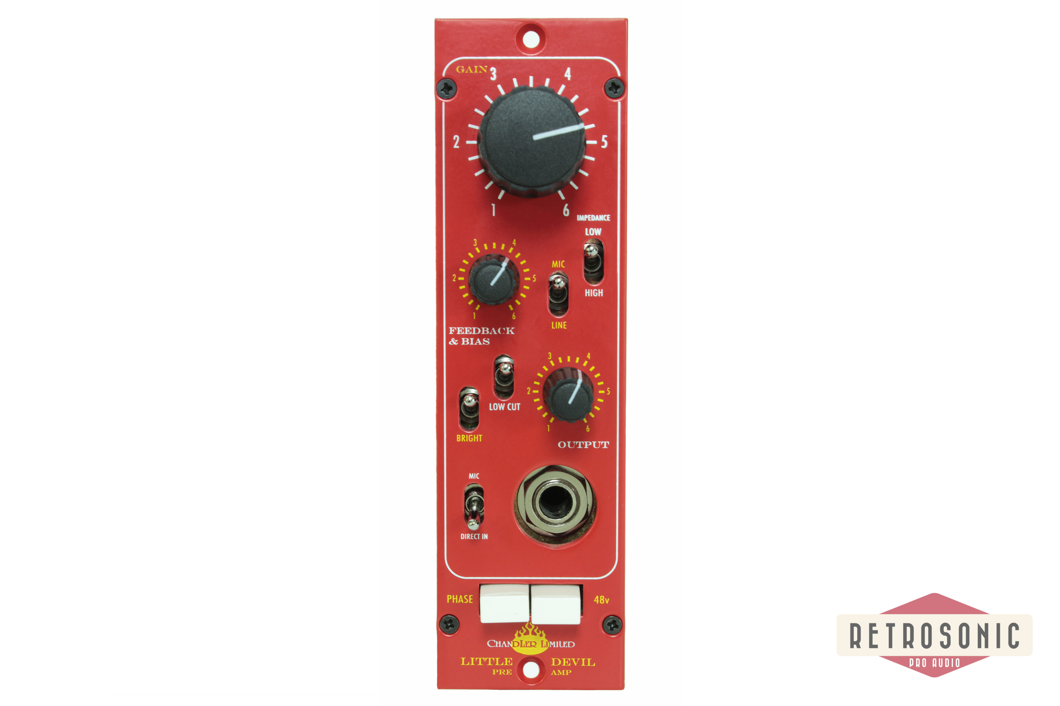 Chandler Little Devil Preamp. 500-series