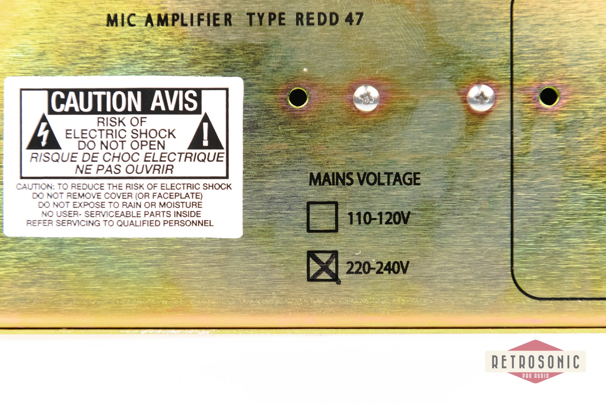 Chandler REDD.47 Mic Preamp (Int. PSU)