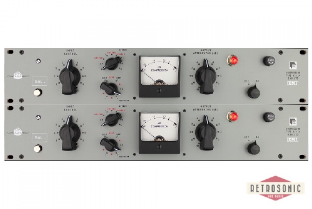 retrosonic - Chandler RS-124 Mastering pair. Stepped Input and Output controls .