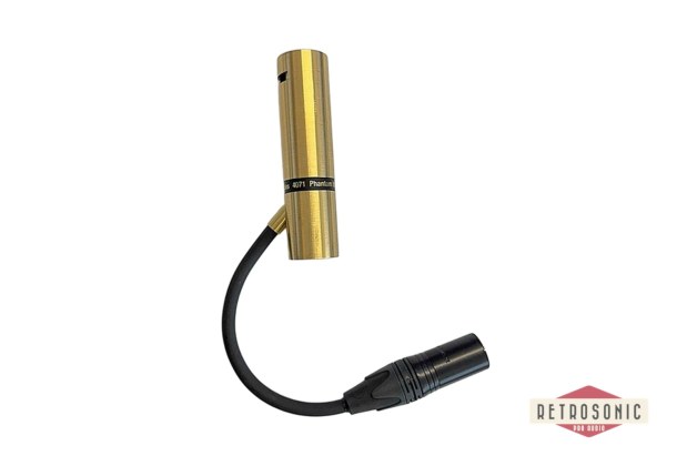 Coles 4071 Phantom Power Blocker Mic Stand Adaptor with XLR for Coles 4038