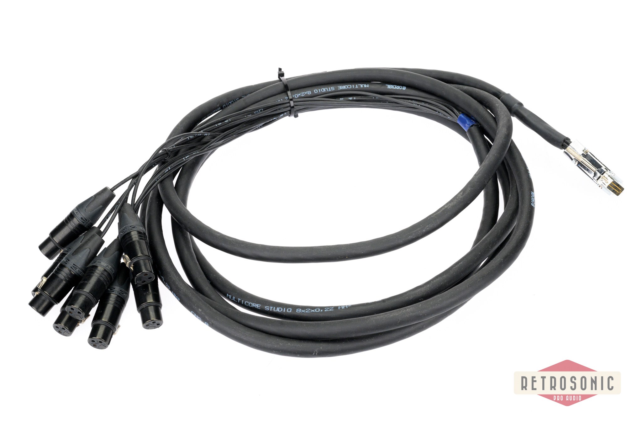 Cordial CMS 8 multipair DB25-8 x Neutrik NC-FXX XLR Female. 4m