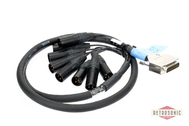 Cordial CMS 8 multipair DB25-8 x Neutrik NC-MXX XLR Male. 1.2m