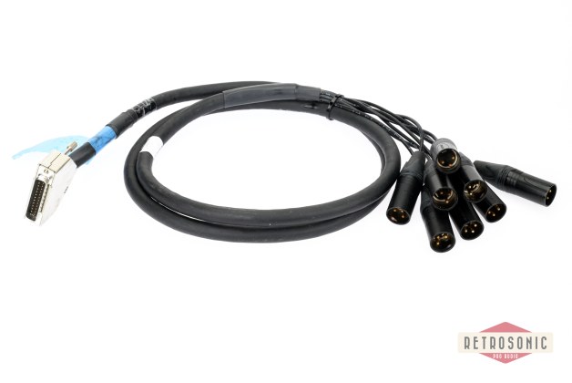 Cordial CMS 8 multipair DB25-8 x Neutrik NC-MXX XLR Male. 1.3m