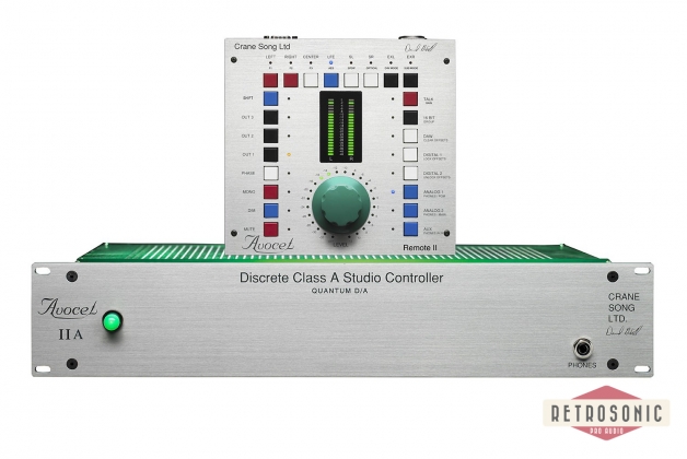 retrosonic - Crane Song AVOCET 2A 2U Stereo Monitor Controller