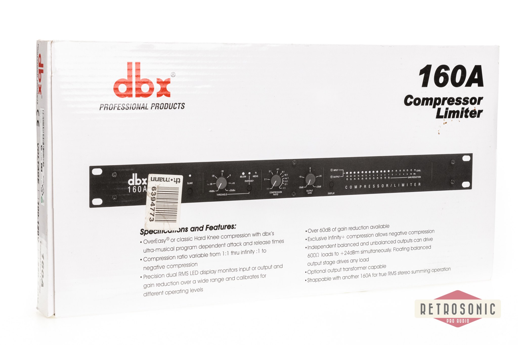 dbx 160A Compressor Limiter #01012403