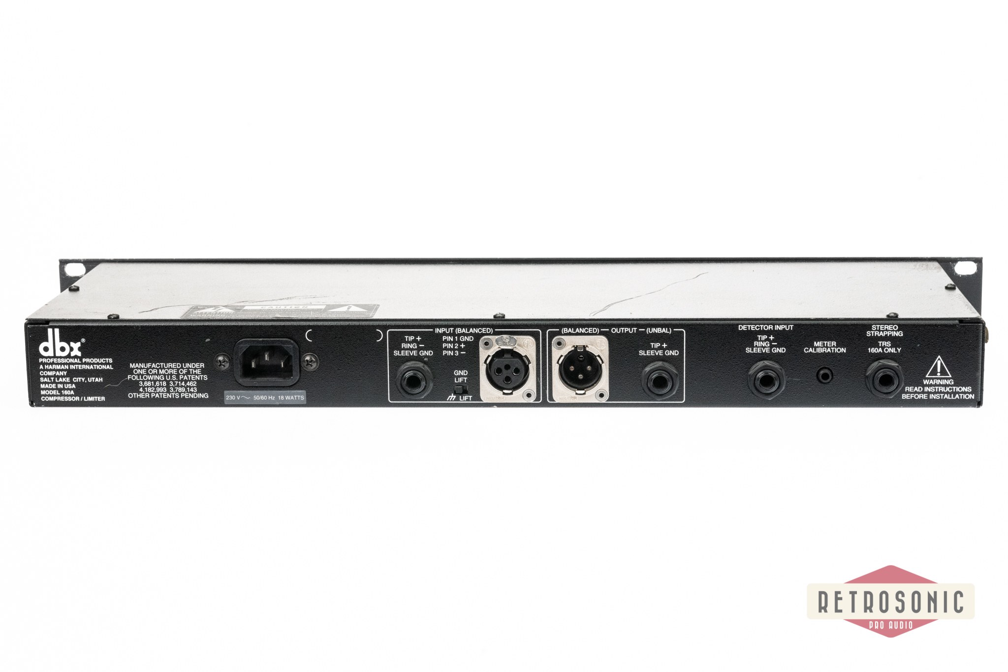 dbx 160A Mono Compressor / Limiter Dynamic Signal Processor