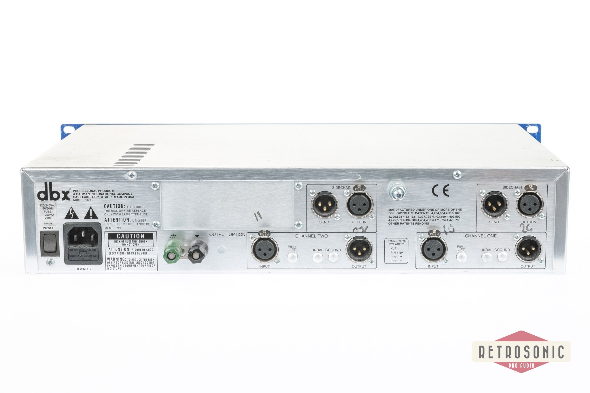 DBX 160SL Dual V8 VCA-Compressor