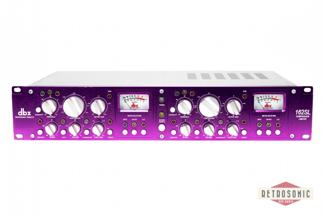retrosonic - dbx 162SL Purple series stereo compressor/limiter