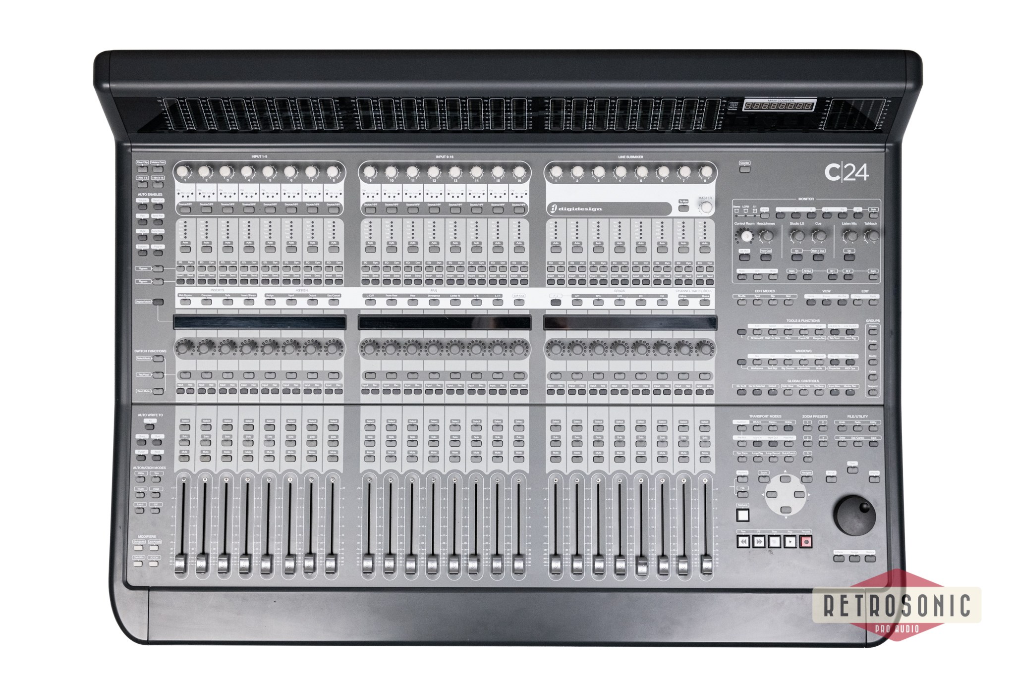 Digidesign Avid C24 Controller Dark Grey Rev G