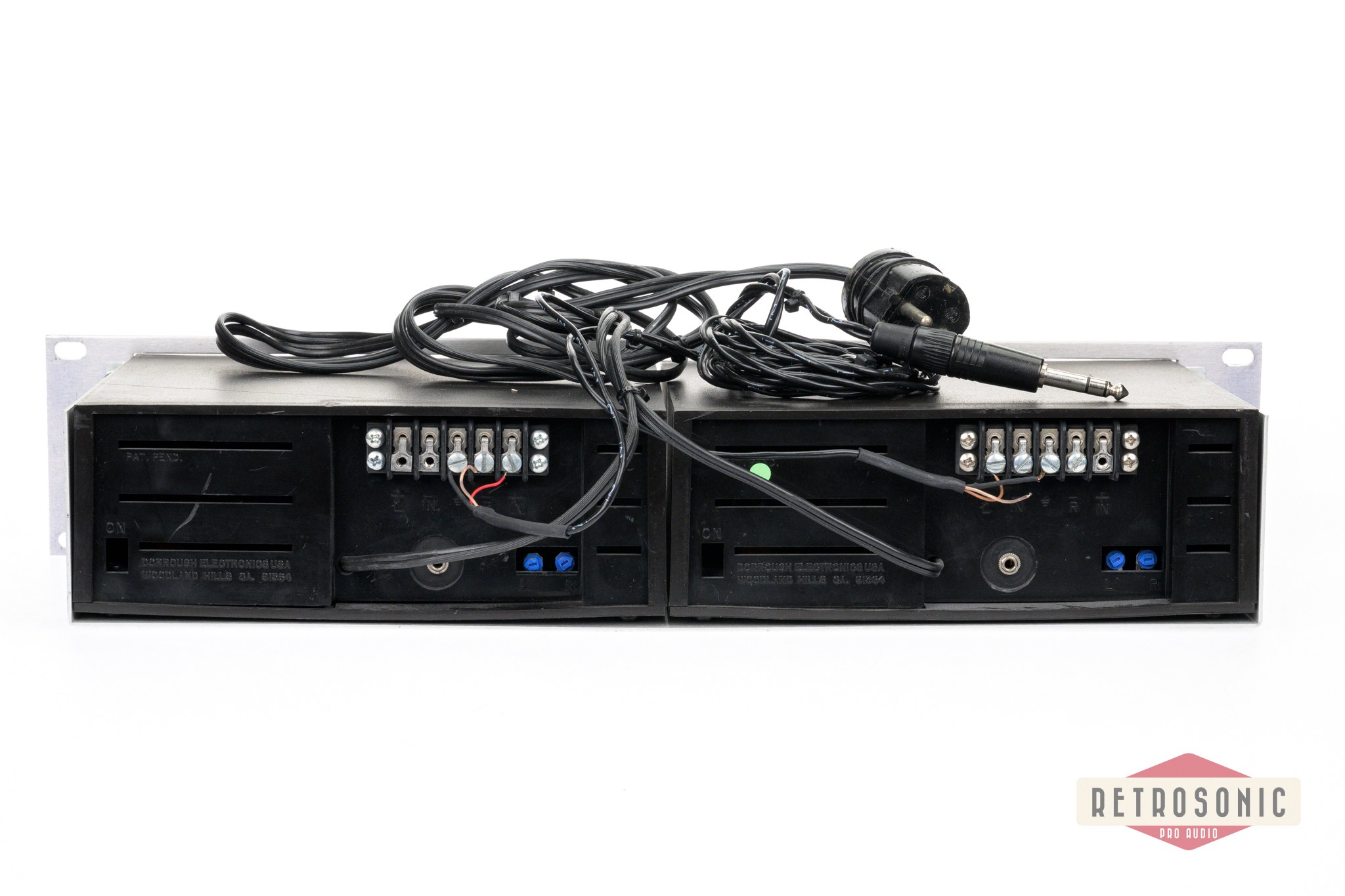 Dorrough Model 40-A - Stereo Audio Level Meter racked