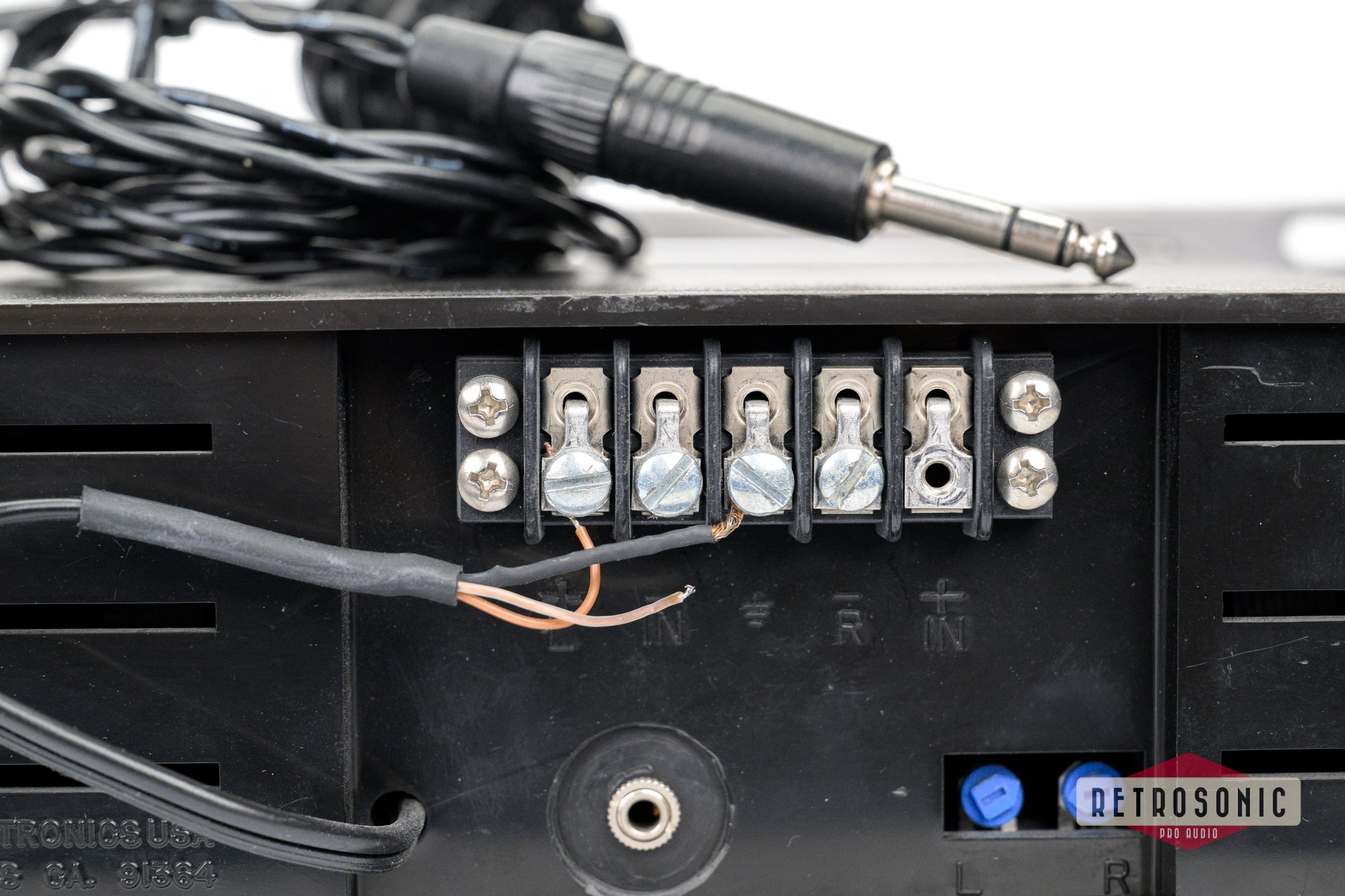 Dorrough Model 40-A - Stereo Audio Level Meter racked