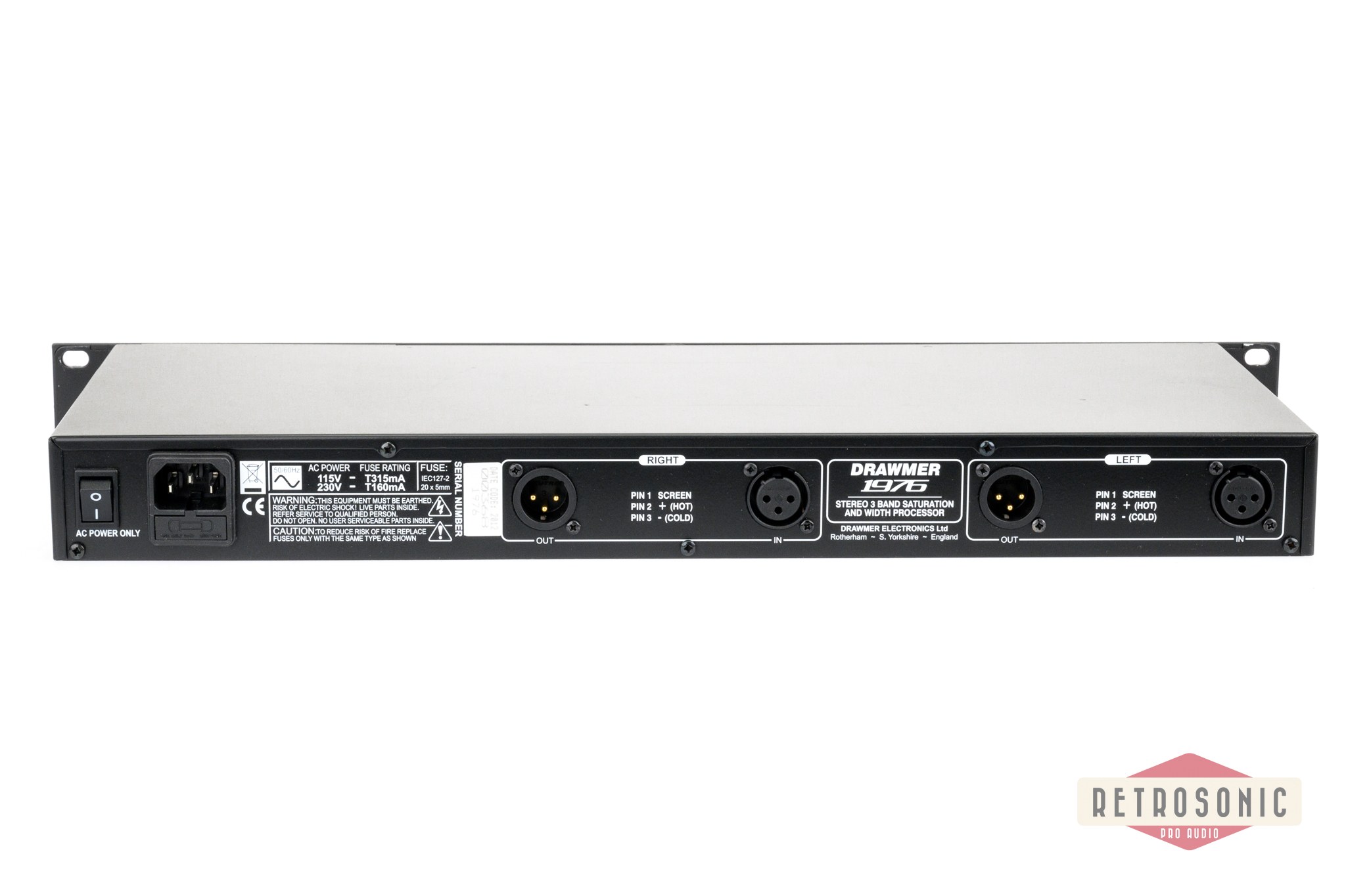 Drawmer 1976 Stereo Saturation and Width Processor