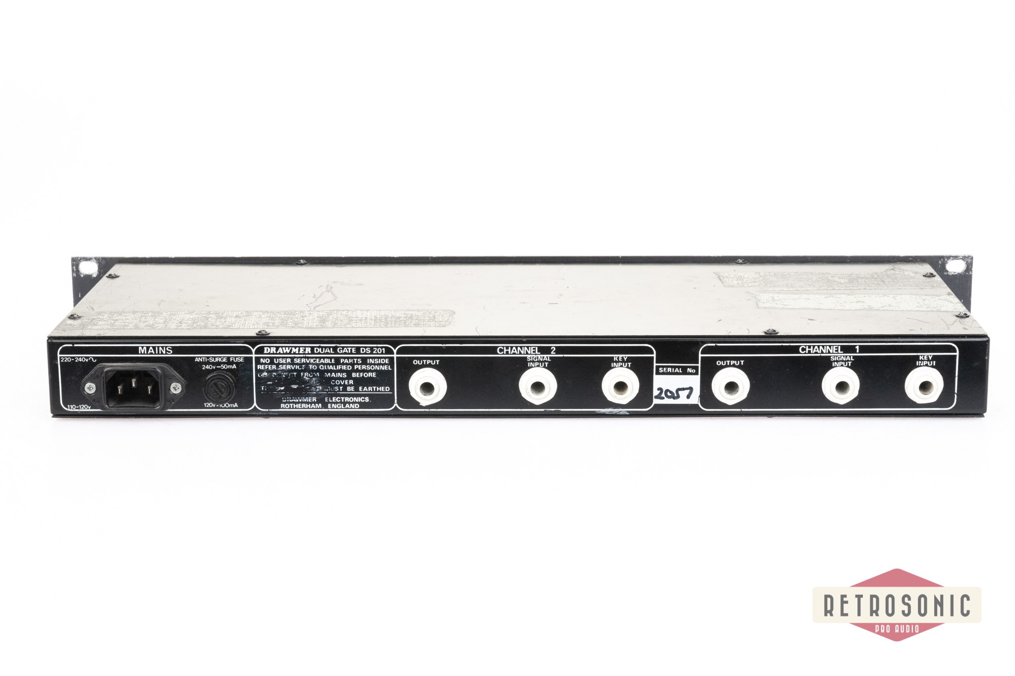Drawmer DS201 Dual-Channel Noise Gate DS201 B&H Photo Video