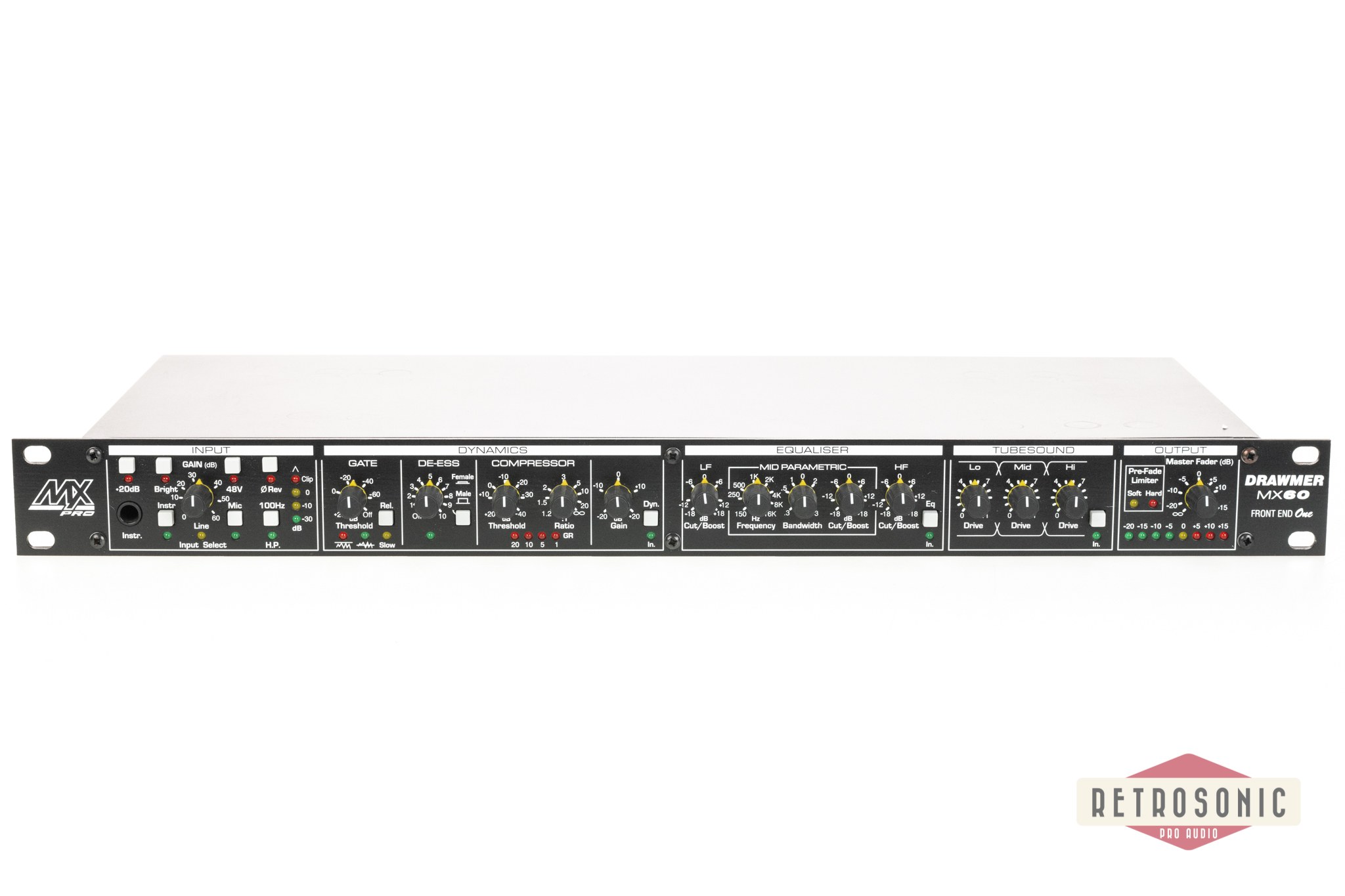 Drawmer MX60 Front End One Channel Strip