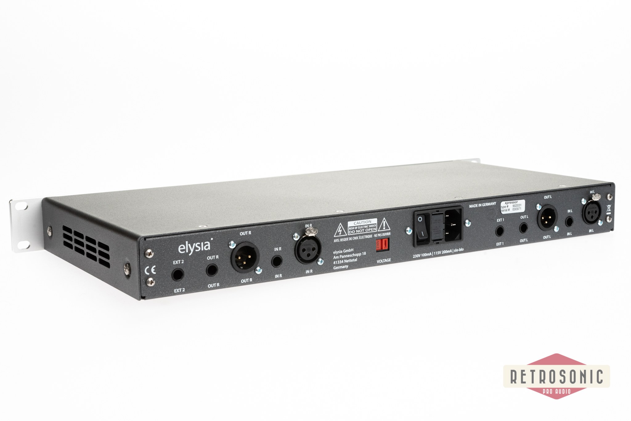 Elysia Xpressor Stereo Kompressor Rack