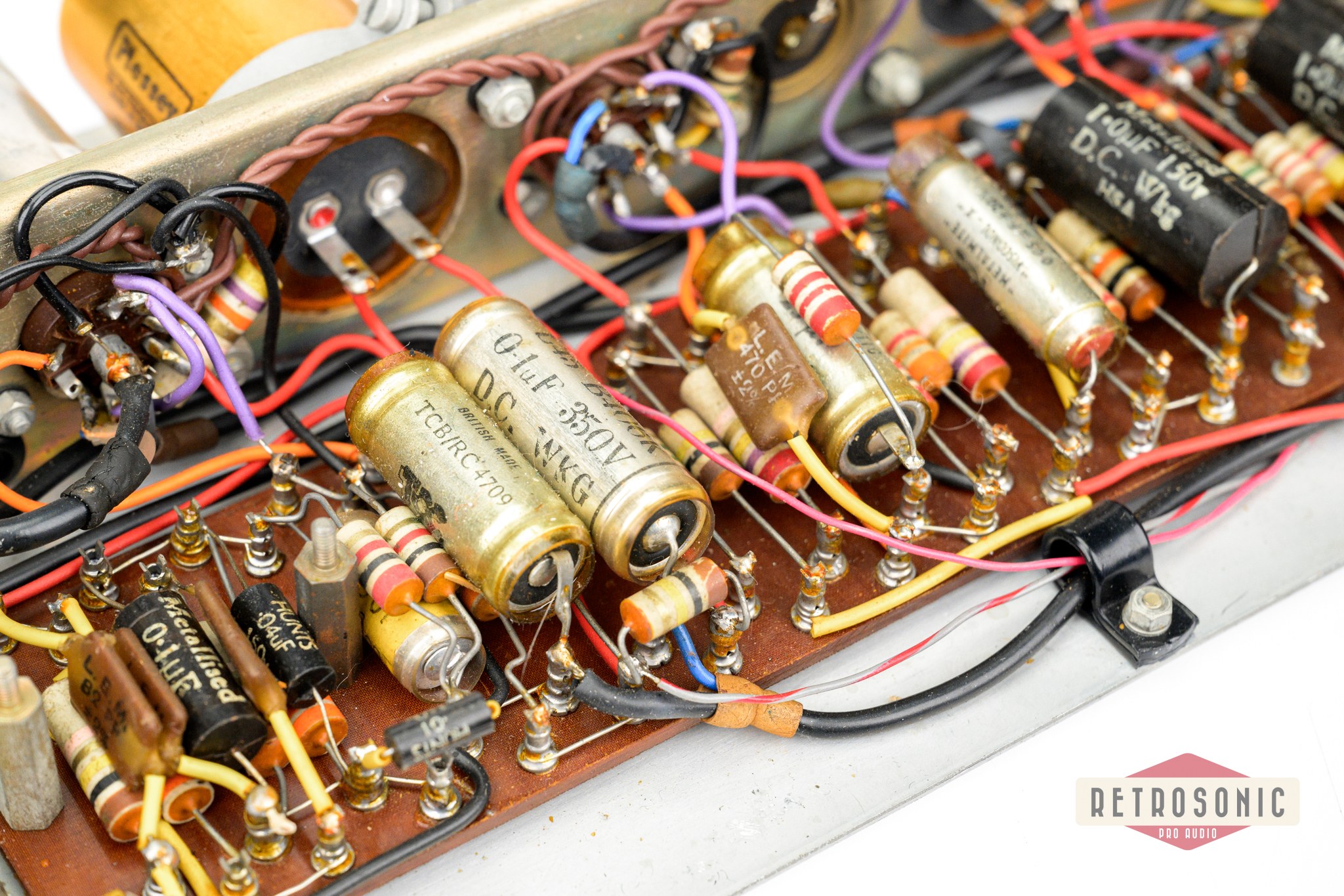 EMI RE301 / TR52 Tube Mic-/Line Preamp pair early 60´s