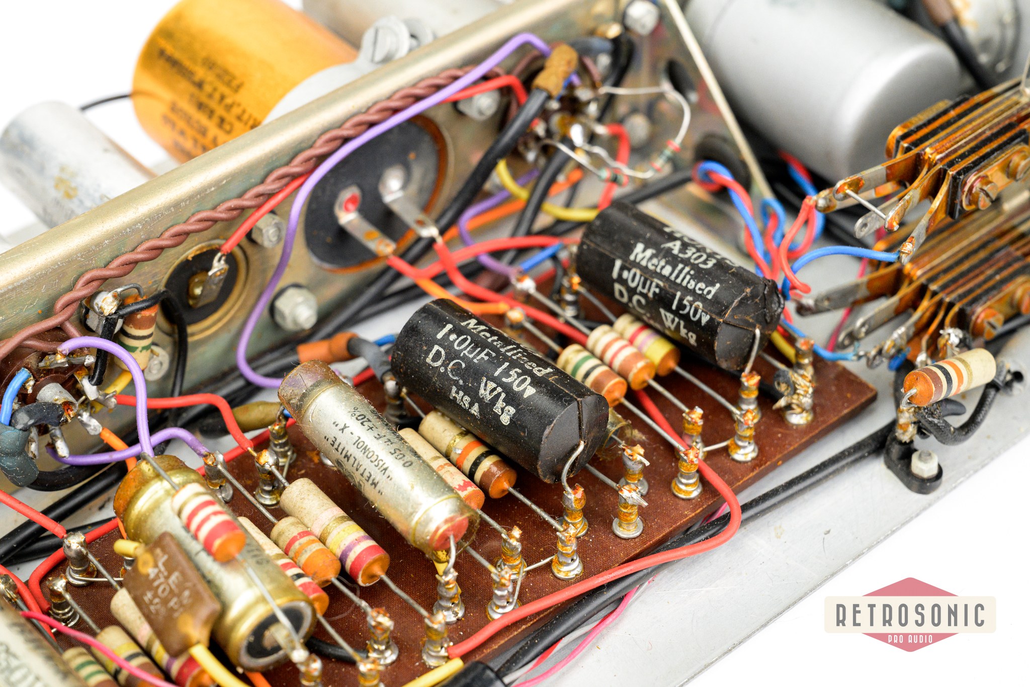 EMI RE301 / TR52 Tube Mic-/Line Preamp pair early 60´s