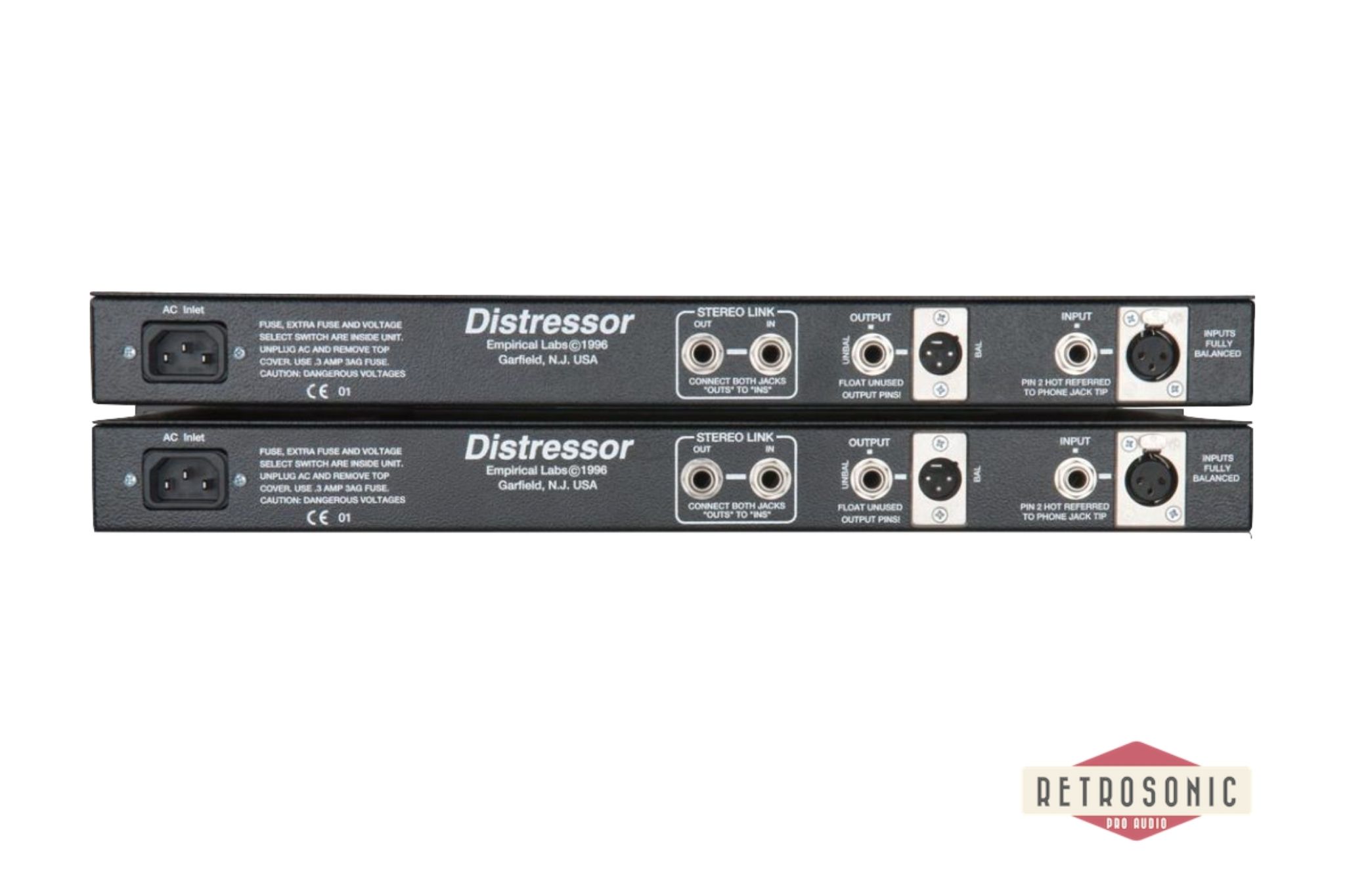 Empirical Labs Distressor Distressor Stereo Pair. British Mod- & Image Link-options