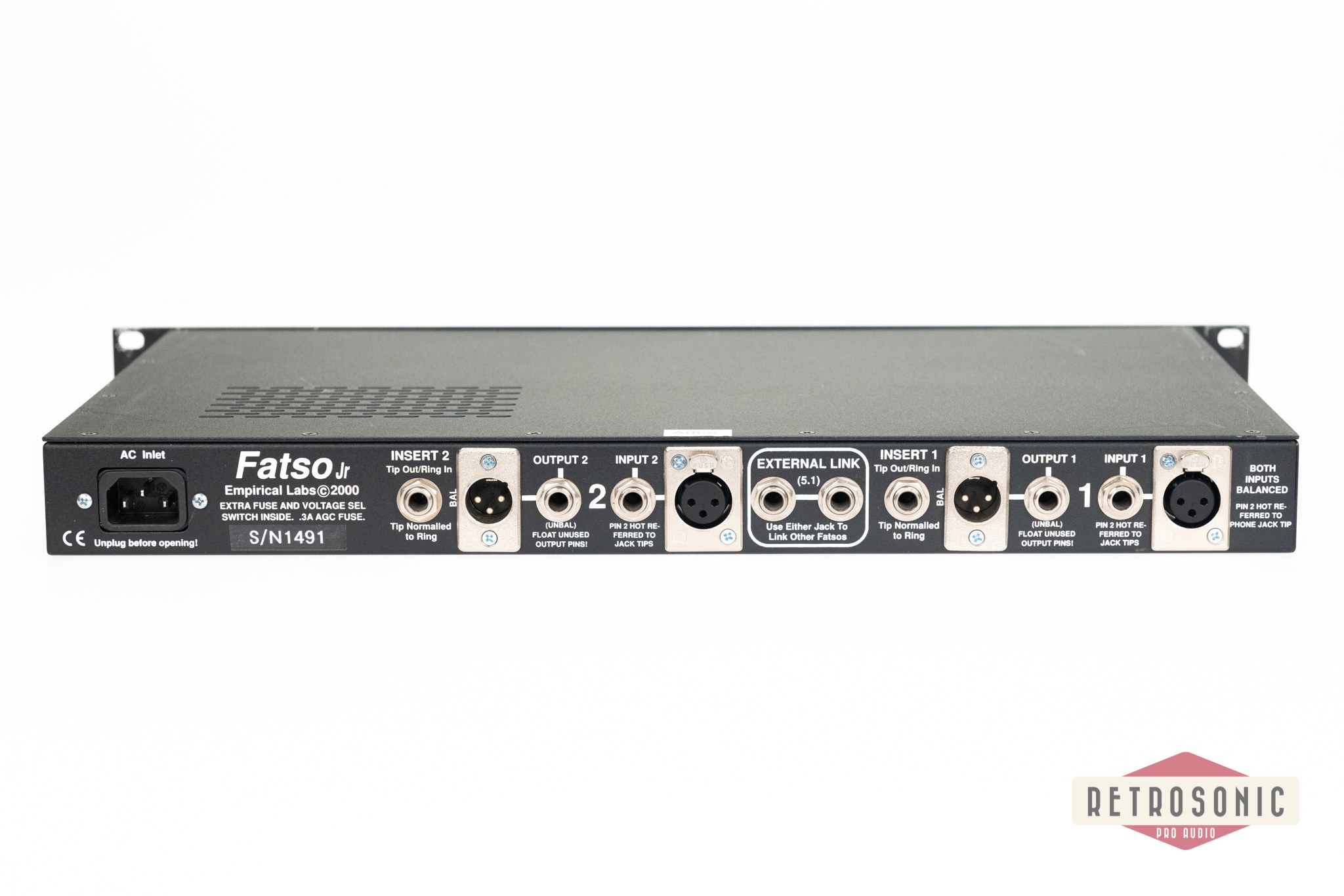 Empirical Labs Fatso Jr Full Analog Tape Simulator and Optimizer
