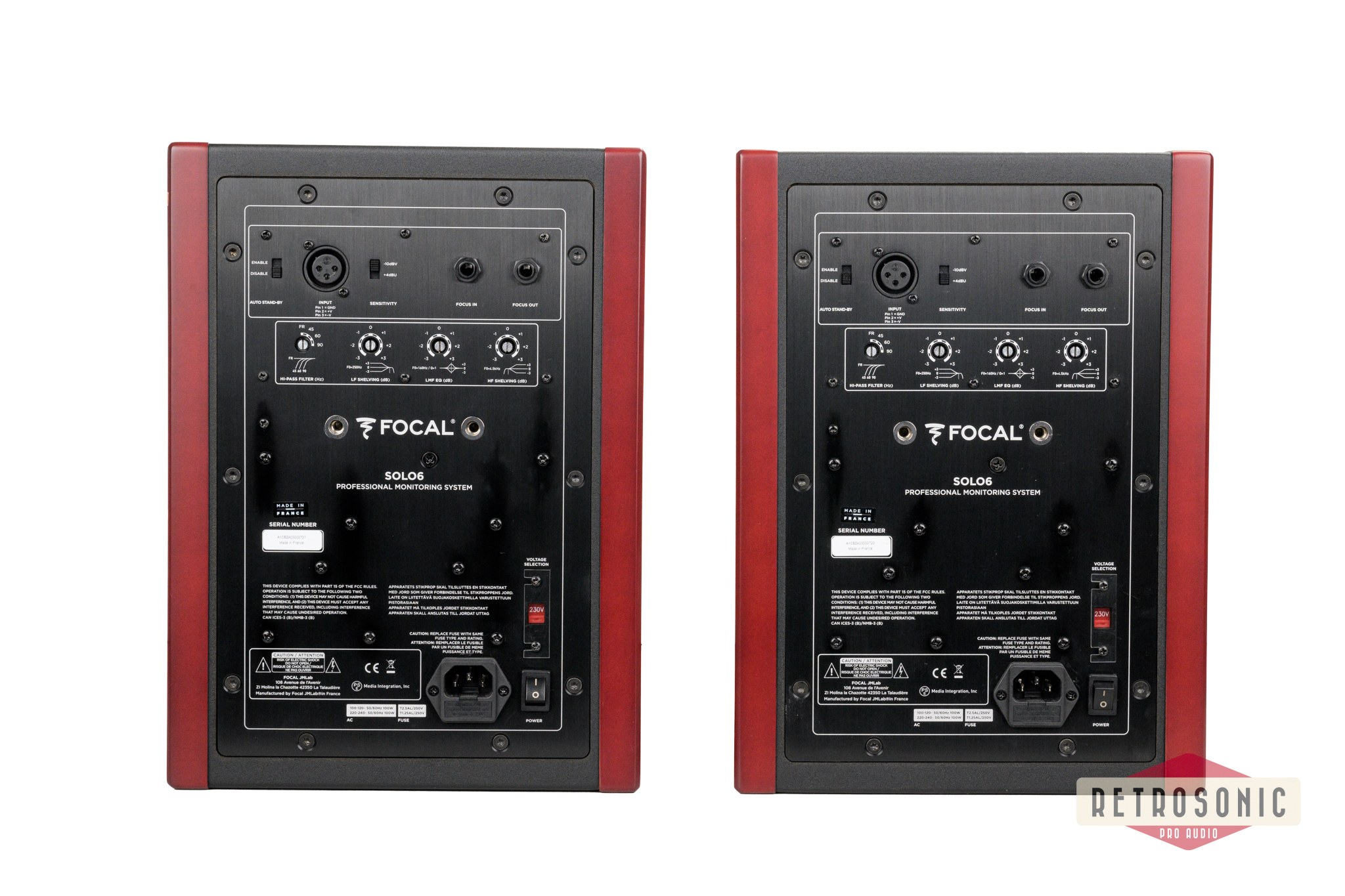 Focal Solo6 Active monitor pair