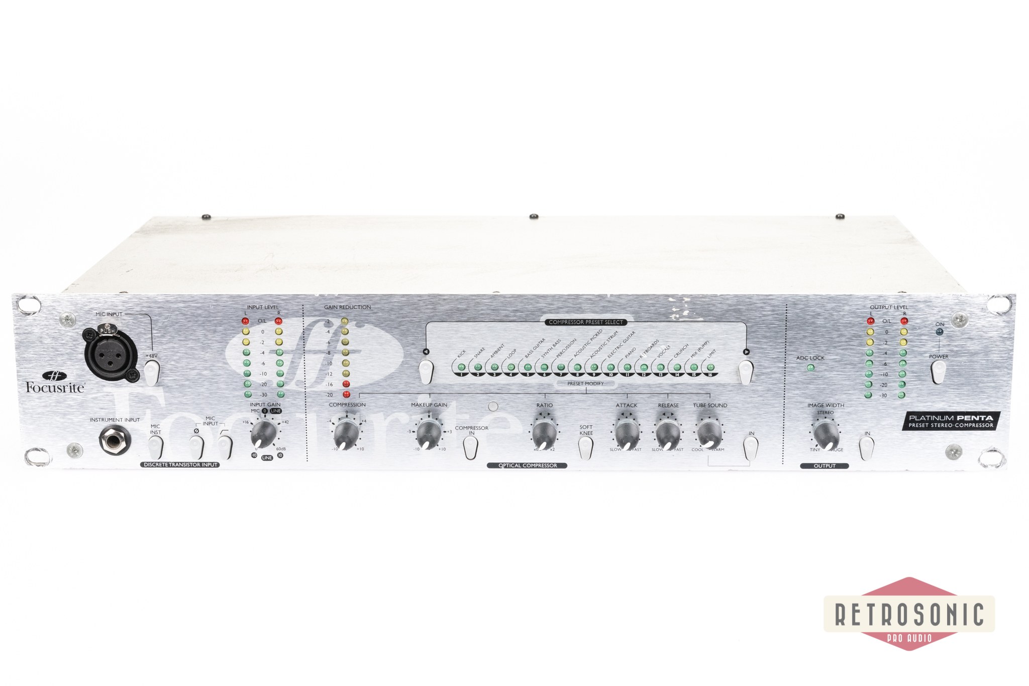 Focusrite Platinum Penta Stereo Compressor