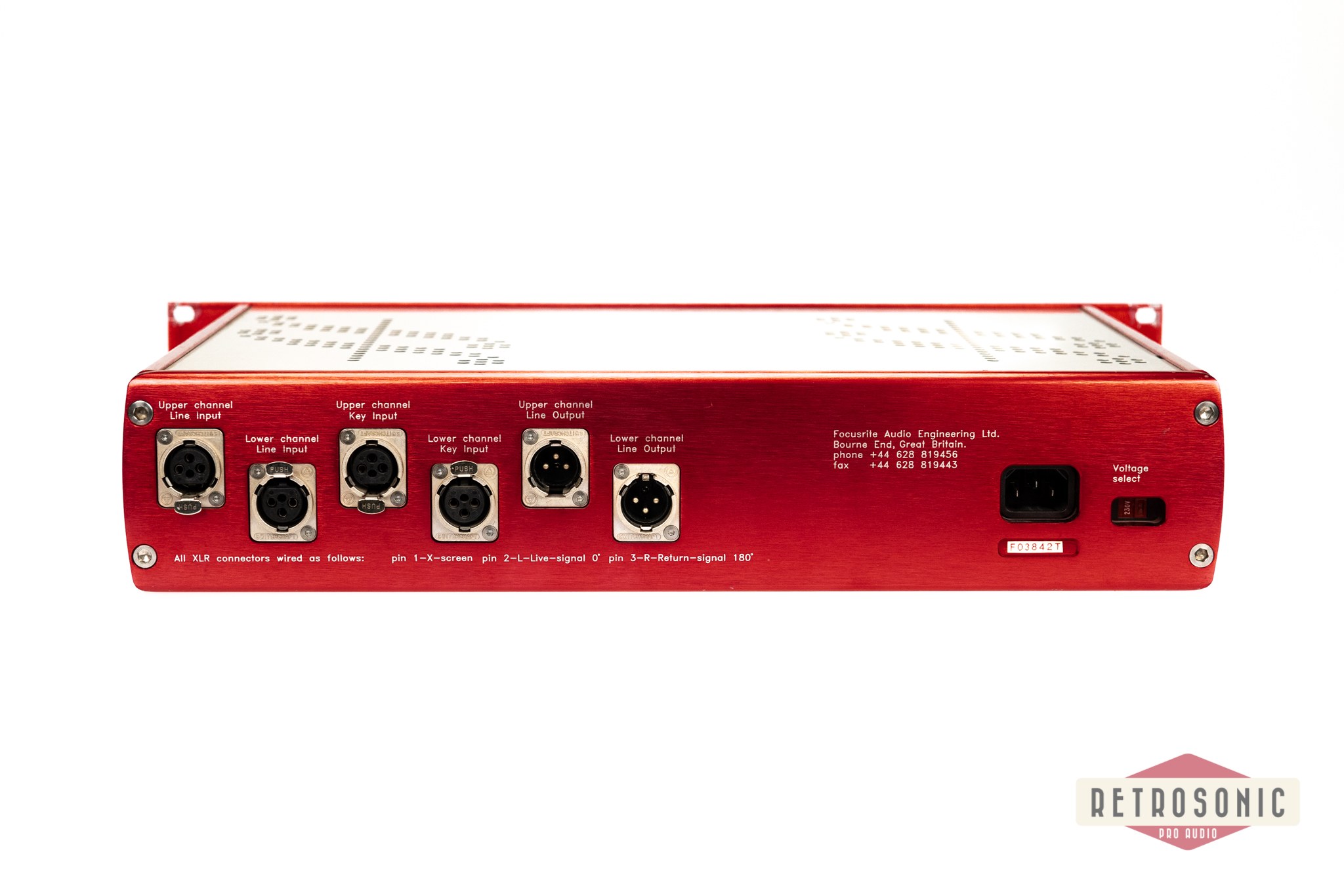 Focusrite Red 3 Dual VCA Compressor