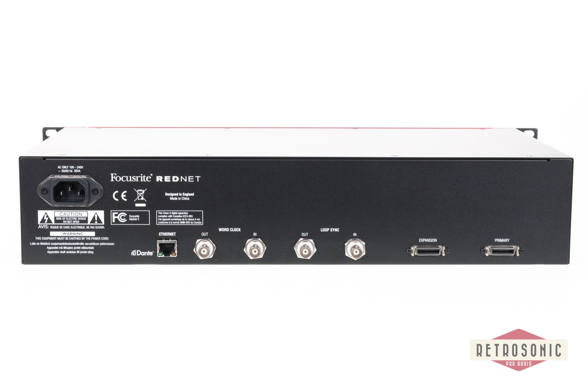 Focusrite RedNet 5 Pro Tools HD Bridge Dante Audio Interface #3