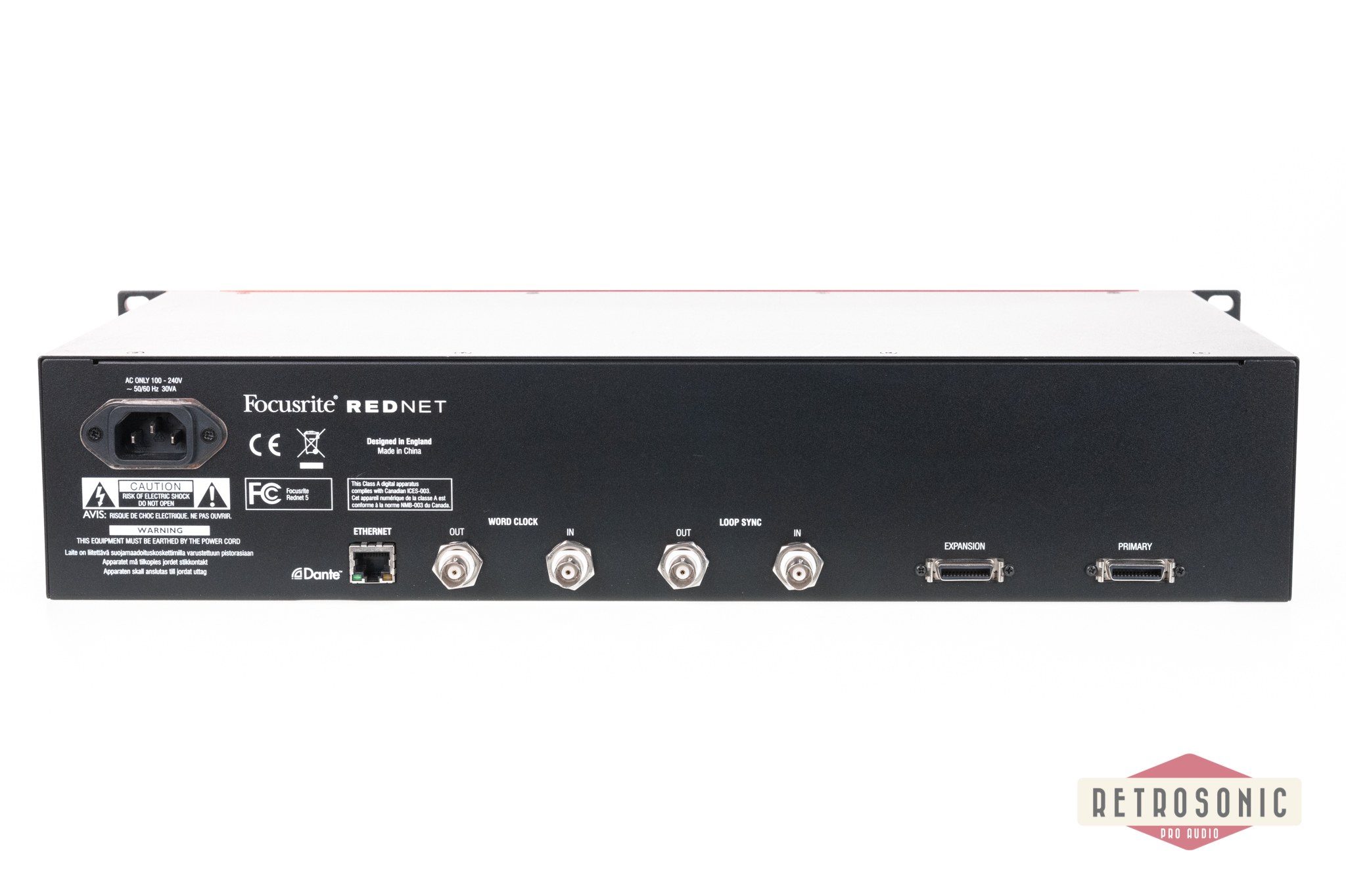 Focusrite RedNet 5 Pro Tools HD Bridge Dante Audio Interface #4